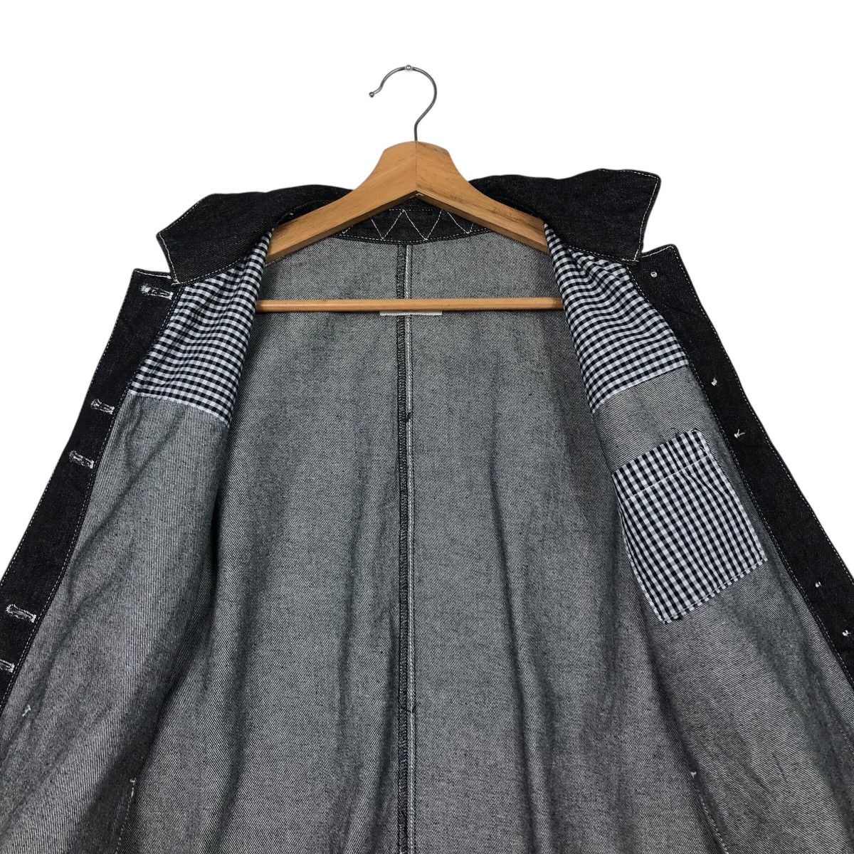 Japanese Brand 📌Vintage Denim Jacket Pou Dou Dou Trucker Issey Miyake Size US M / EU 48-50 / 2 - 15 Thumbnail