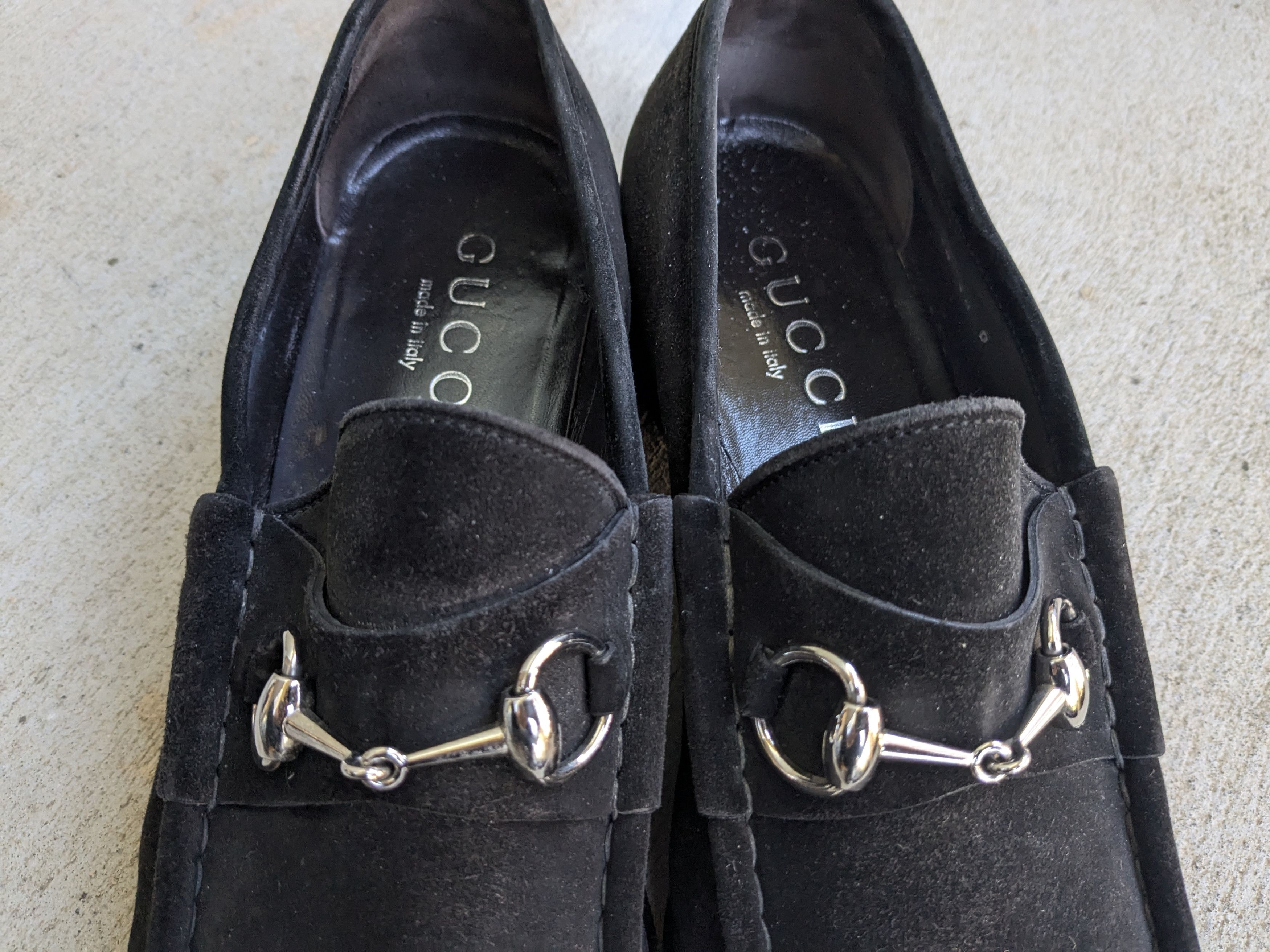 Gucci Gucci Horsebit Loafers Black Suede 10 D Italy Slip On Size US 10 / EU 43 - 4 Thumbnail