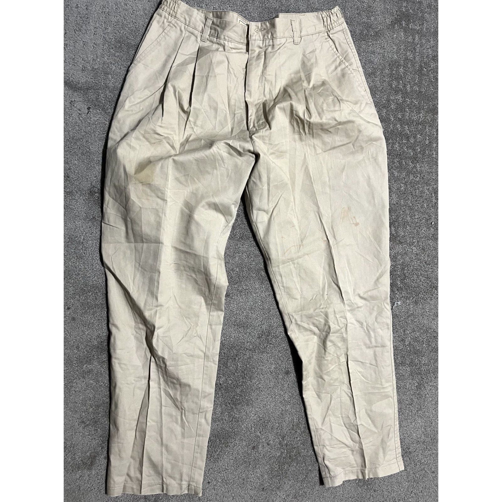 Vintage VINTAGE L.L. Bean Womens Pants Canvas Beige 18 Regular 30 Made In USA Chino Size 40" / US 18 - 2 Thumbnail