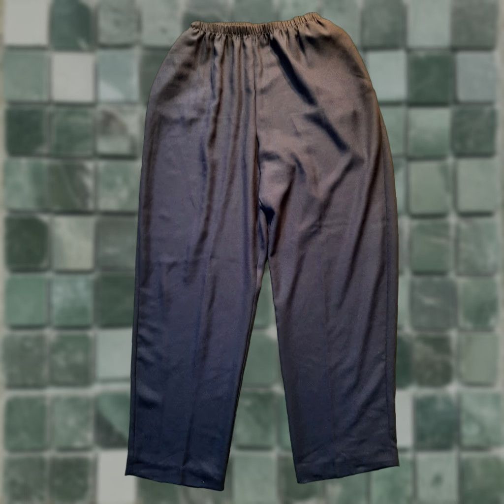 Vintage VINTAGE Leslie Fay Dress Pants Size 16 Blue Stretch Bootcut Regular Women Pants 16 Blue Dress Pants Size 38" / US 16 / IT 52 - 1 Thumbnail