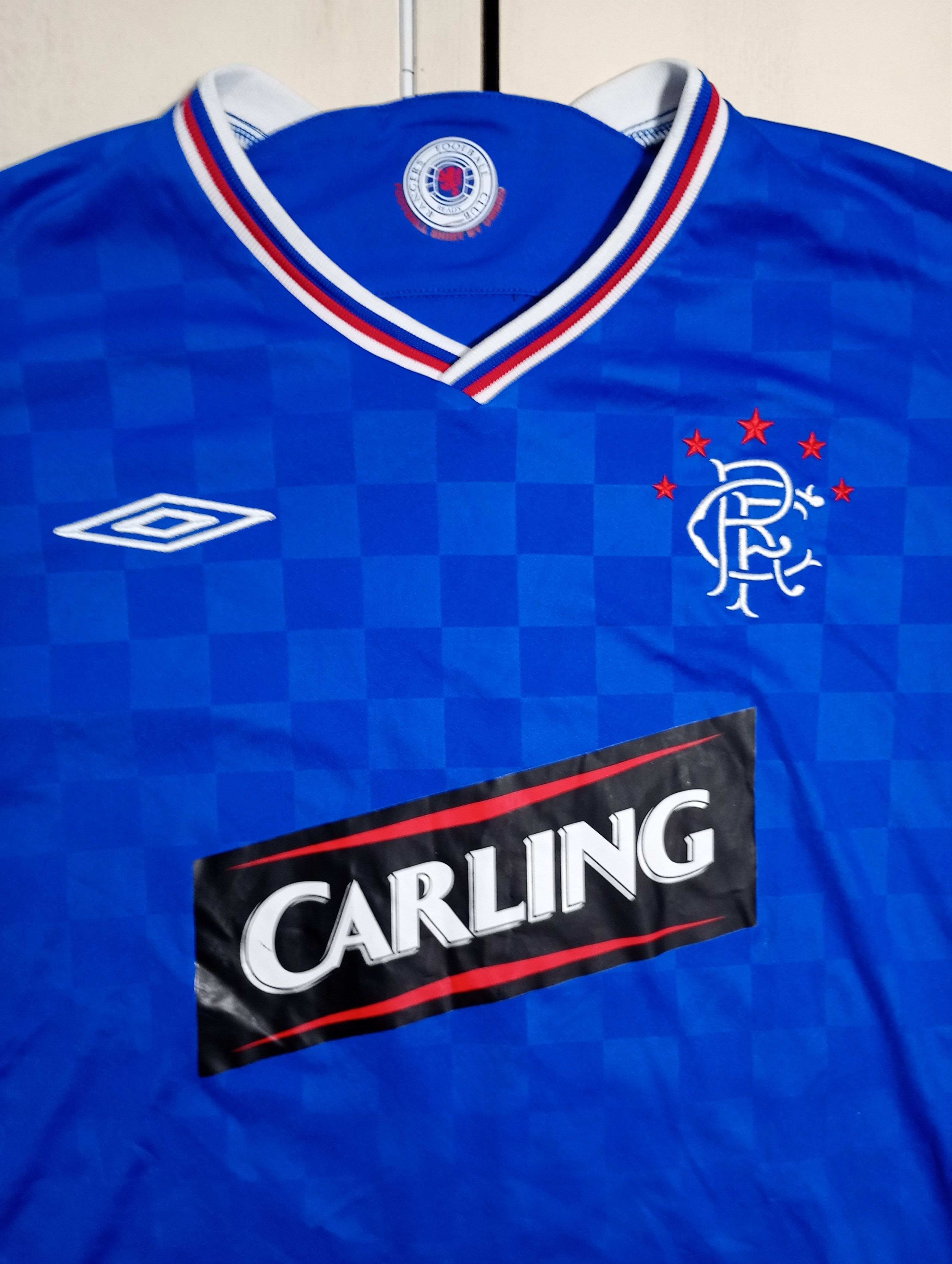 Umbro Umbro Glasgow Rangers Home Jersey 2009-2010 Size US L / EU 52-54 / 3 - 7 Thumbnail