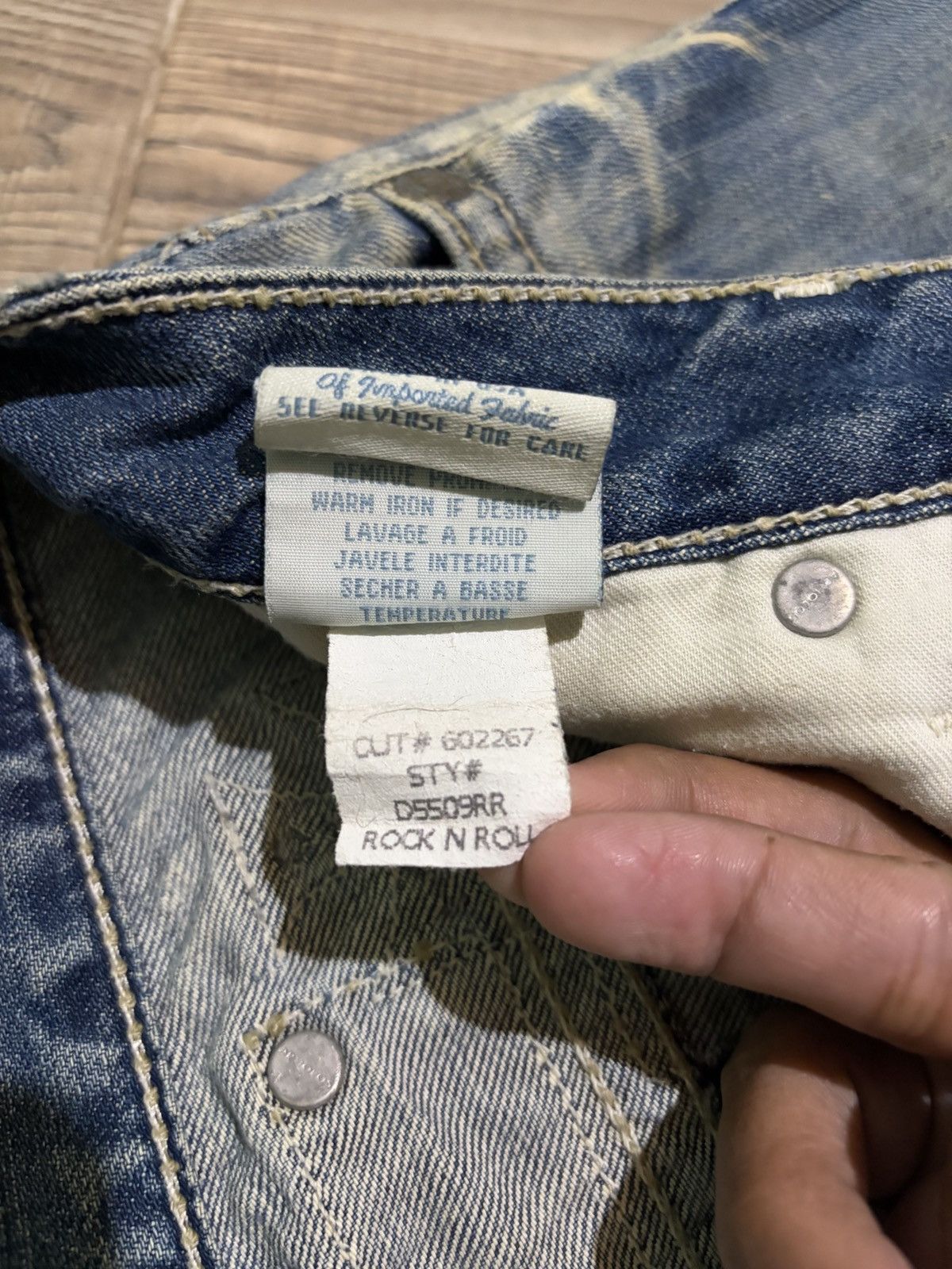 Robins Jeans ROBINS JEAN SKULL PUNK STUDDED ROCK AND ROLL JEANS SIZE 29 Size US 29 - 16 Thumbnail