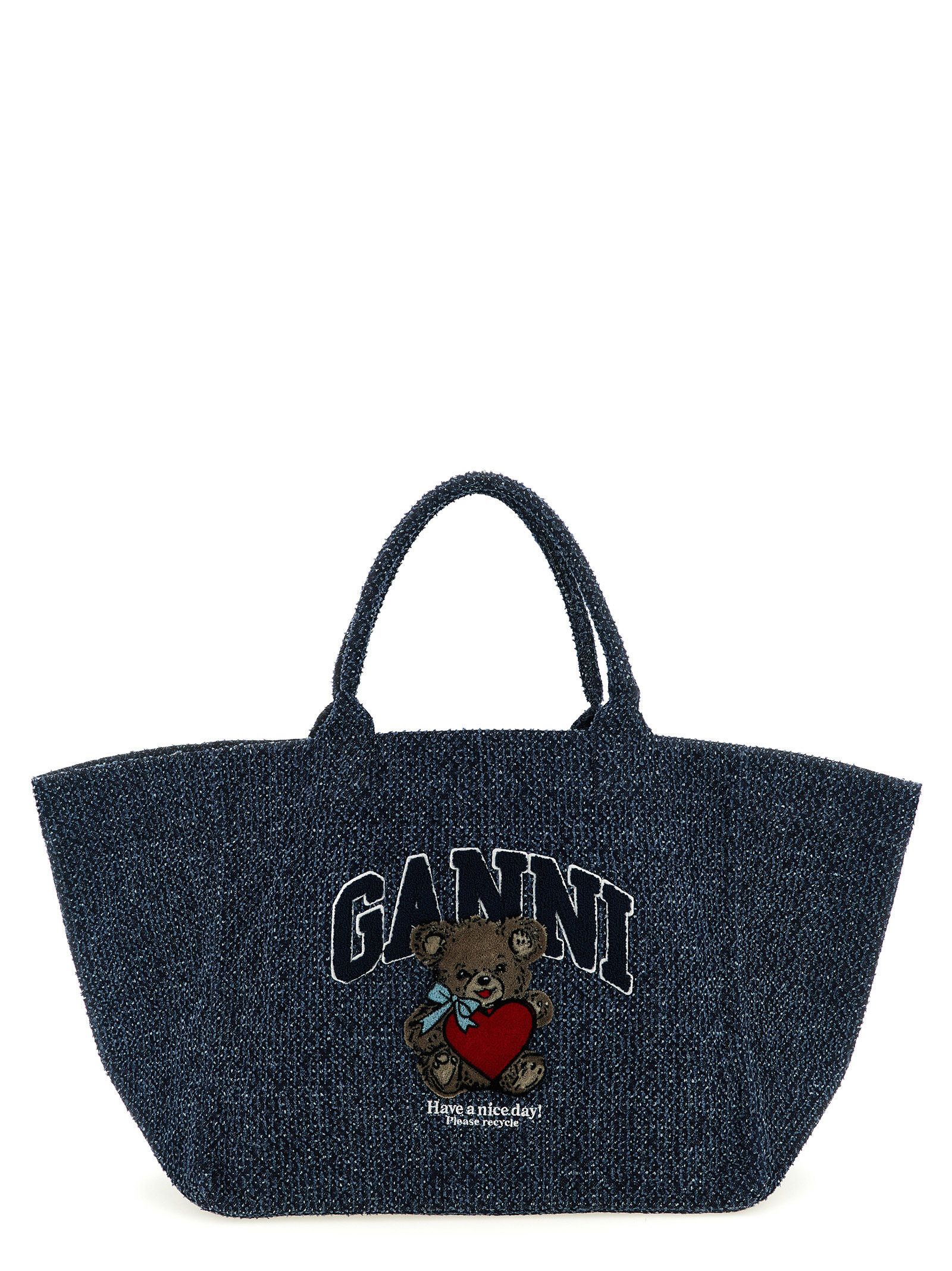 Ganni 'Xxl Bear' Shopping Bag Size ONE SIZE - 1 Thumbnail