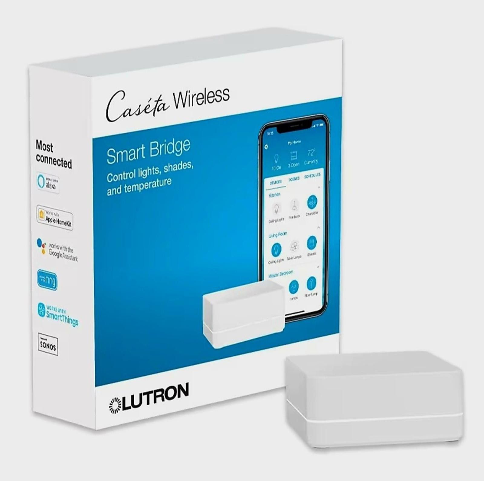Other Lutron Caseta Smart Bridge Hub L-BDG2-WH - Open Box Size ONE SIZE - 1 Thumbnail