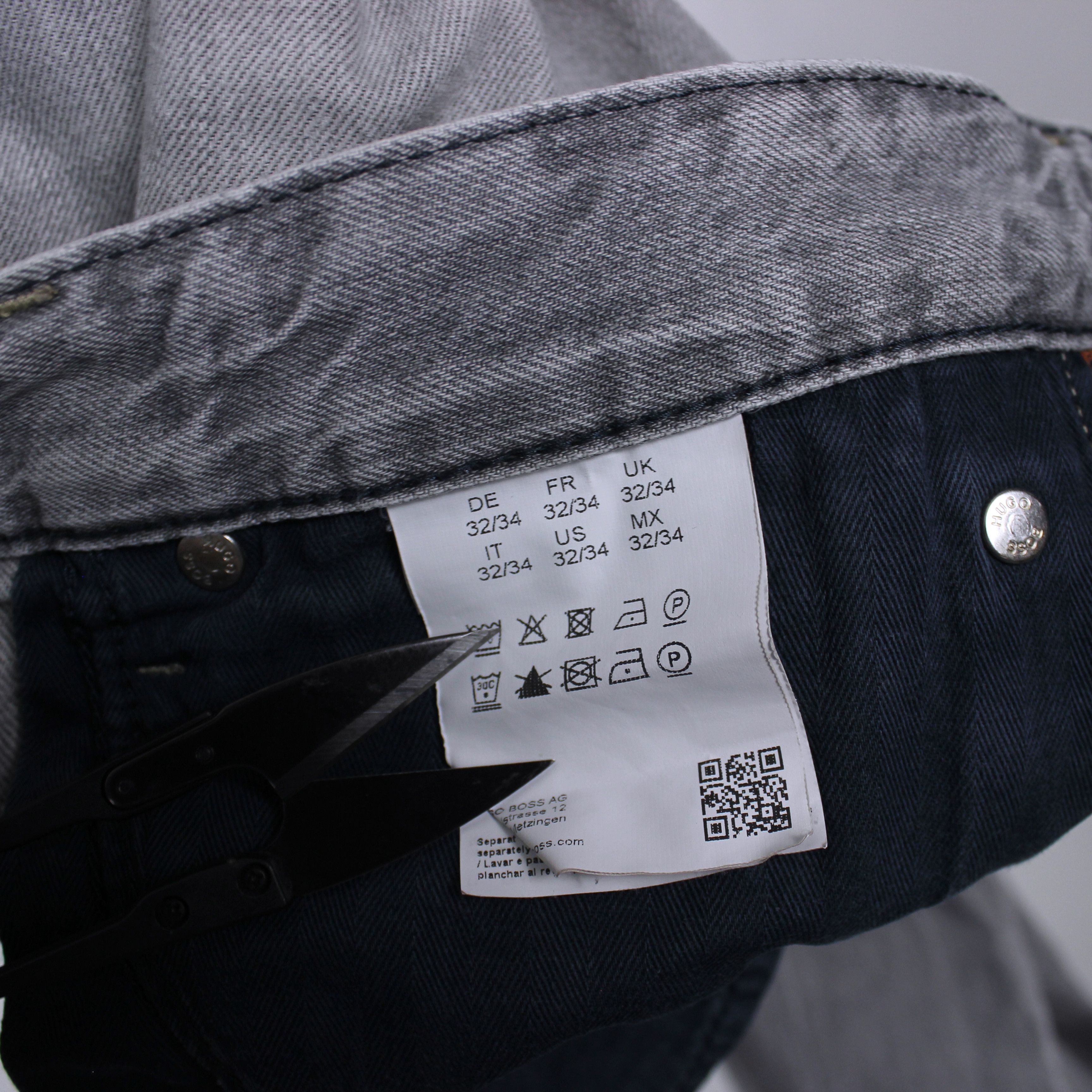 Hugo Boss Hugo Boss denim men jeans rare 32 gray light Size US 32 / EU 48 - 16 Thumbnail