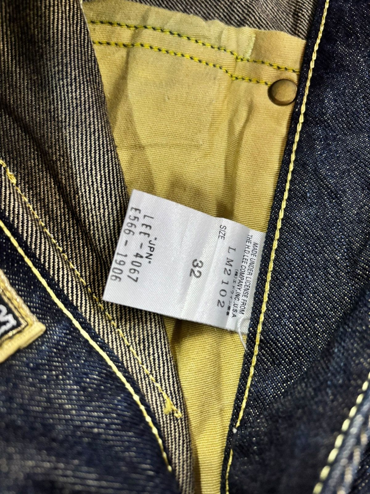 Tornado Mart Rare Lee Sanforized Gold Tag Faded Flared Jeans Size US 33 - 11 Thumbnail