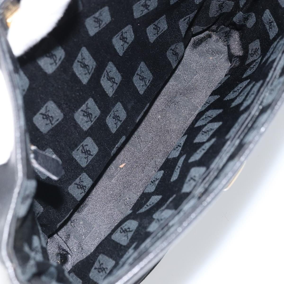 Saint Laurent Paris Saint Laurent Leather Handbag Black Size ONE SIZE - 6 Thumbnail