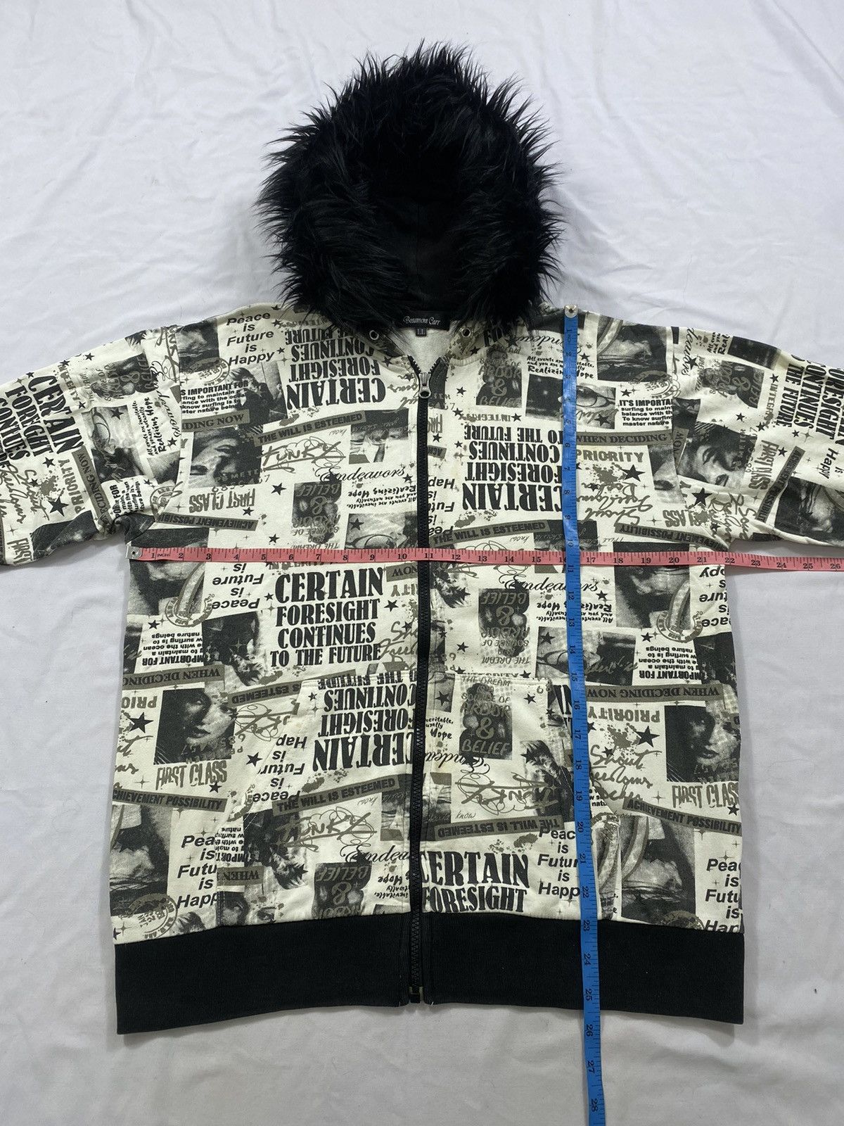 20471120 Japanese beaumon carr zip fur hoodie lgb ifsix style Size US L / EU 52-54 / 3 - 9 Thumbnail