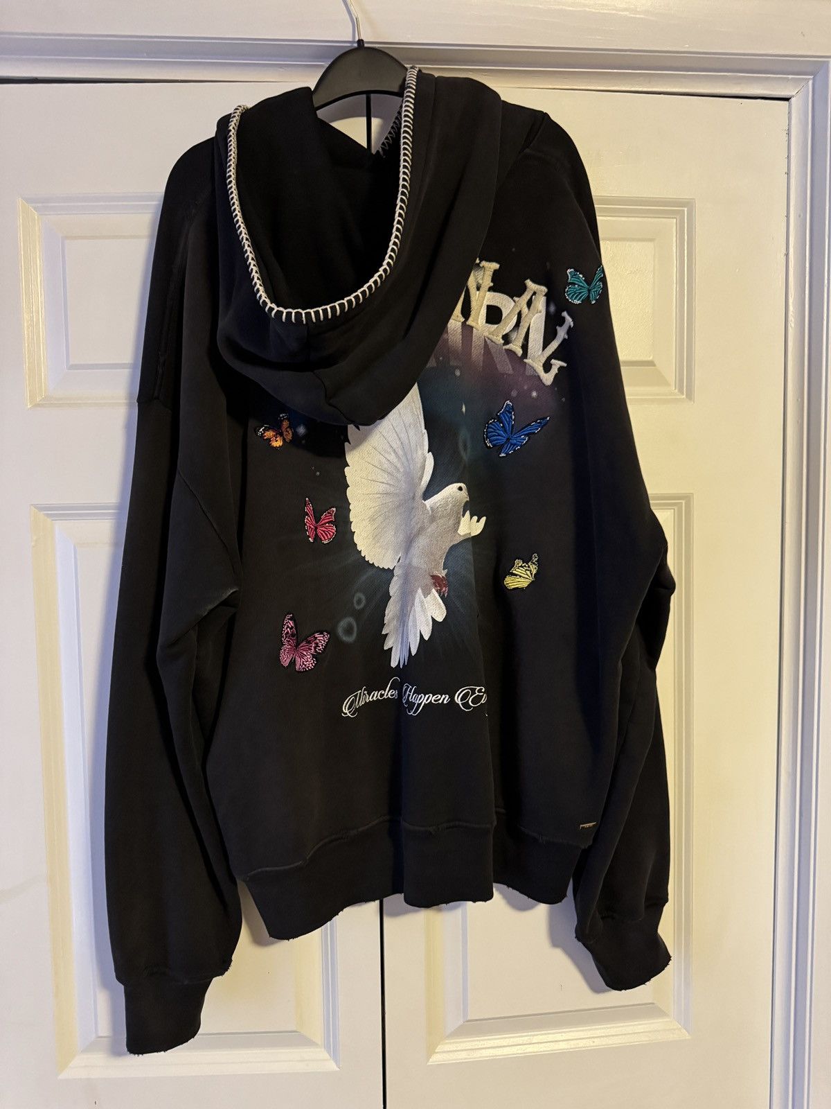 Amiri Eternal Dove Cotton Hoodie Size US M / EU 48-50 / 2 - 2 Thumbnail