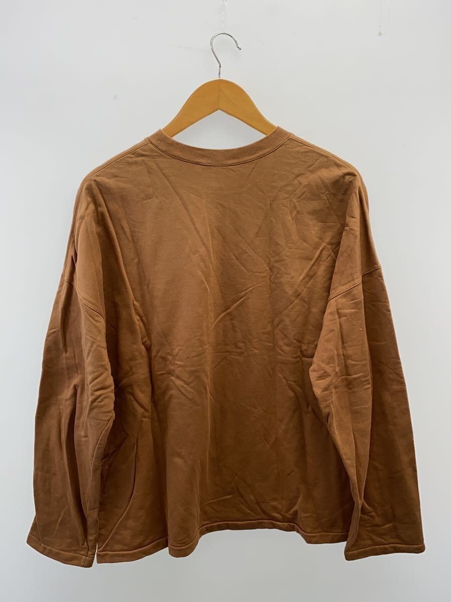 Auralee Brown Cotton Long-sleeved T-shirt Size US XL / EU 56 / 4 - 2 Thumbnail