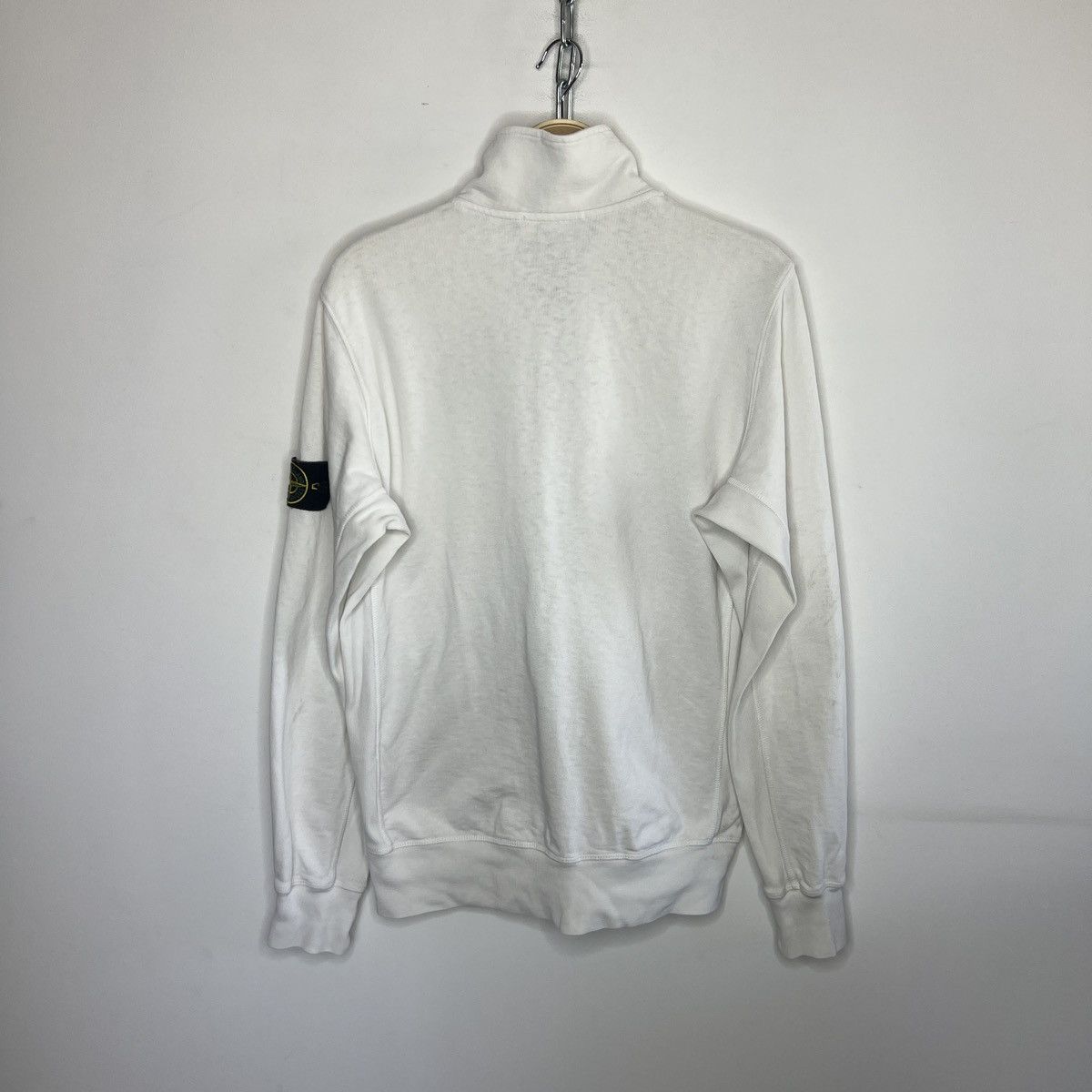Stone Island Stone Island White Zip Sweatshirt Size US M / EU 48-50 / 2 - 9 Thumbnail