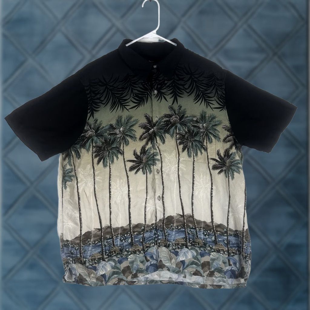 Croft & Barrow Croft&Barrow Button Up Hawaiin Shirt Mens XL Short Sleeve Summer Palm Graphic Size US XL / EU 56 / 4 - 1 Thumbnail