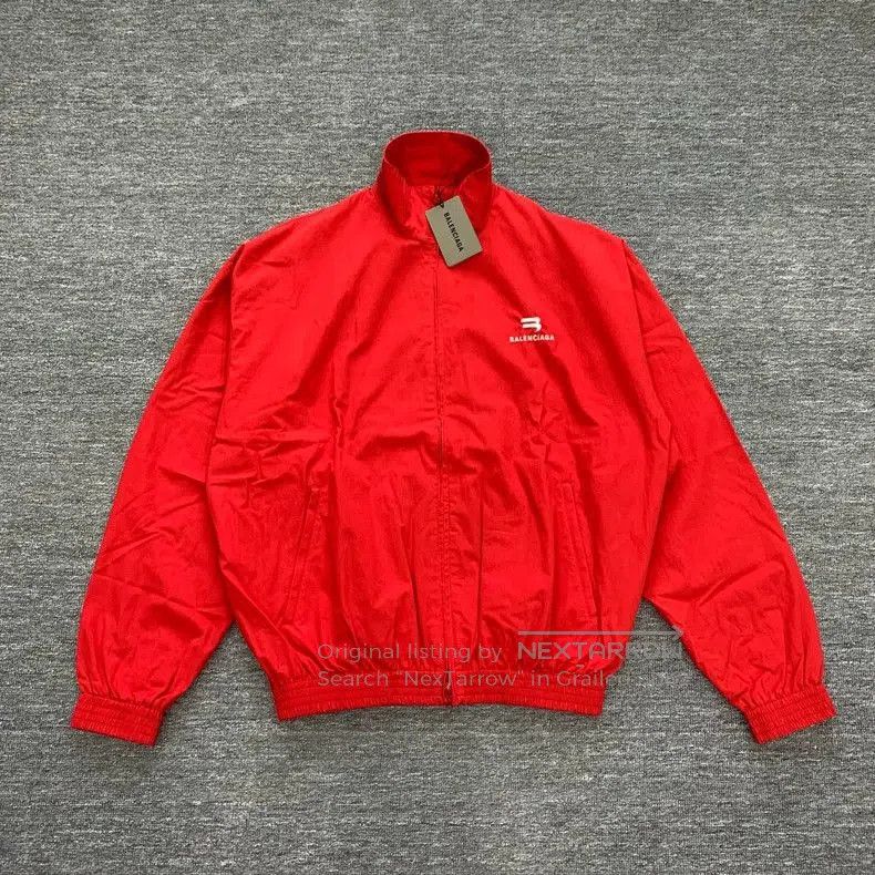 Balenciaga Balenciaga Red Double Hook Windbreaker Jacket. Size US XS / EU 42 / 0 - 1 Thumbnail