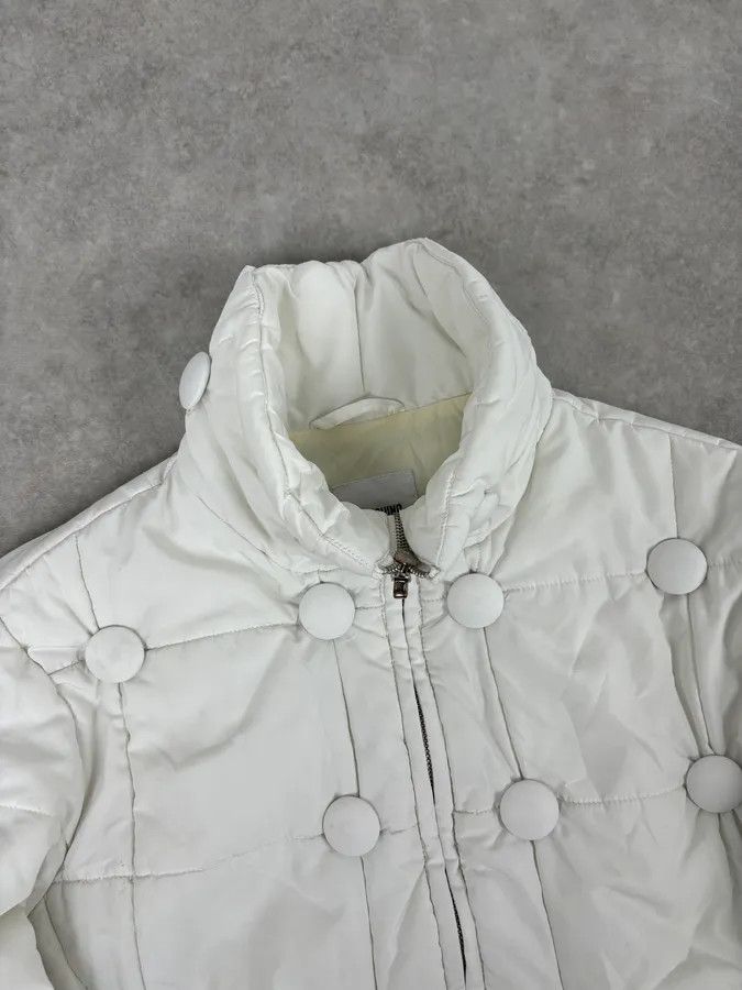 Moschino 2000s Moschino White Cozy Puffer Jacket Size S / US 4 / IT 40 - 4 Thumbnail