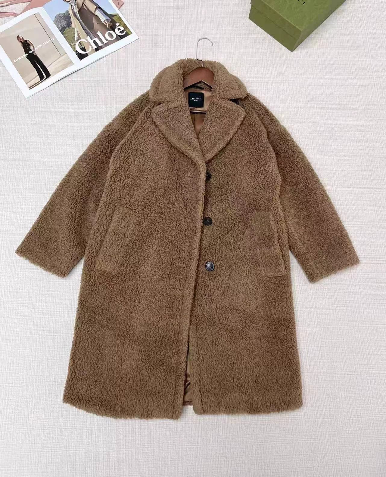 Max Mara Maxmara Weekend Teddy Coat 150/76A For Sale AG710 Size XS / US 0-2 / IT 36-38 - 1 Thumbnail