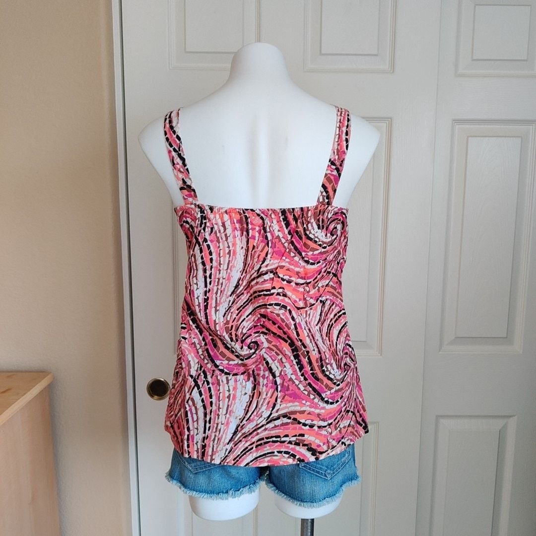 Prana PrAna Breathe crochet neck cotton tank top sz M Size M / US 6-8 / IT 42-44 - 6 Thumbnail
