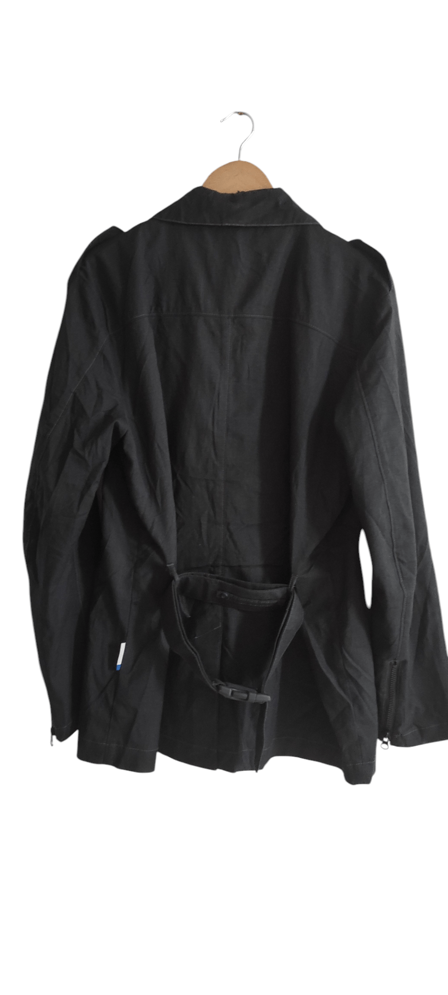 Adidas Adidas Men's Black Full Zip Trench Coat Sports Wear Size US M / EU 48-50 / 2 - 5 Thumbnail