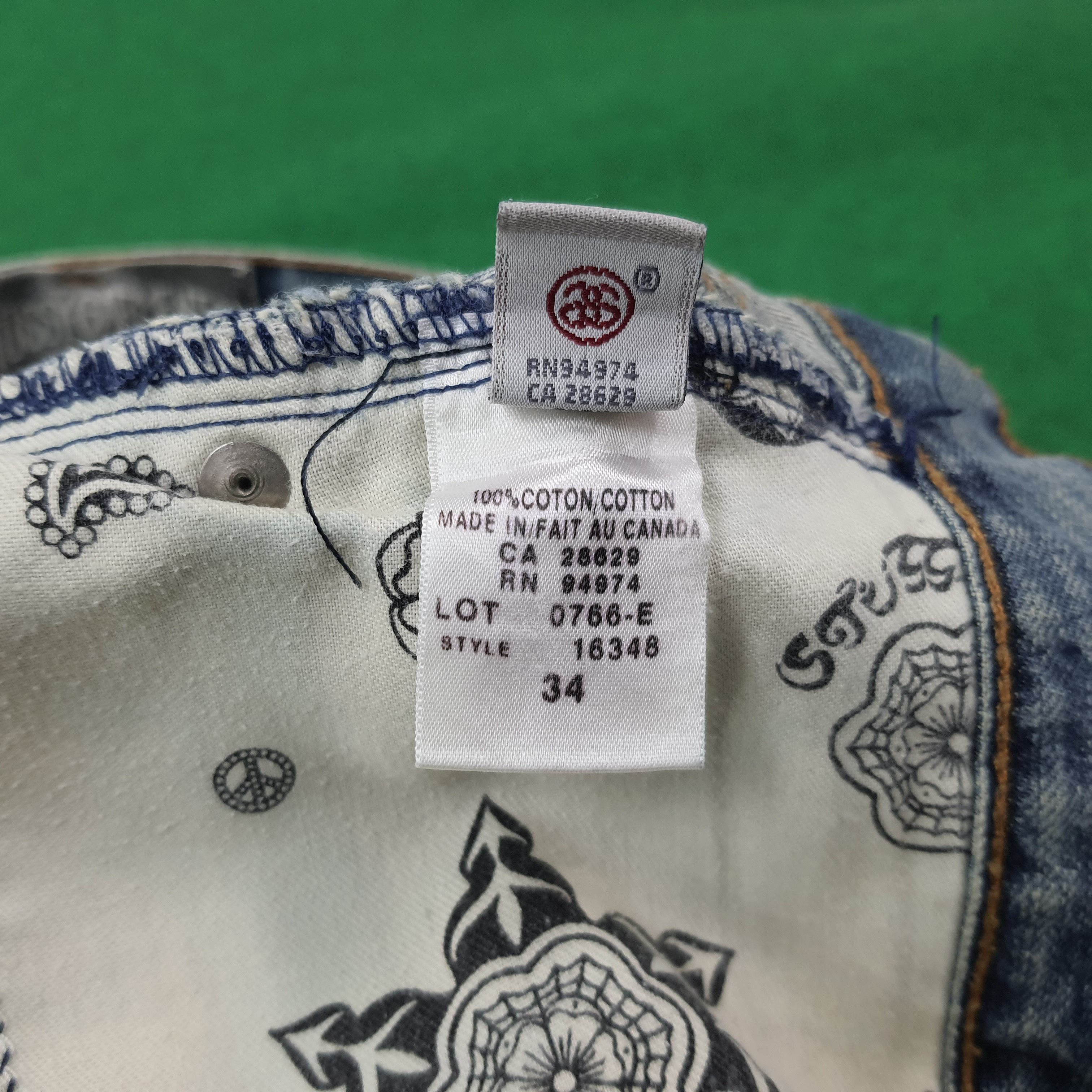 Stussy Vintage Stussy Authentic Workgear Custom Logo Jeans C228N11 Size US 35 - 11 Thumbnail