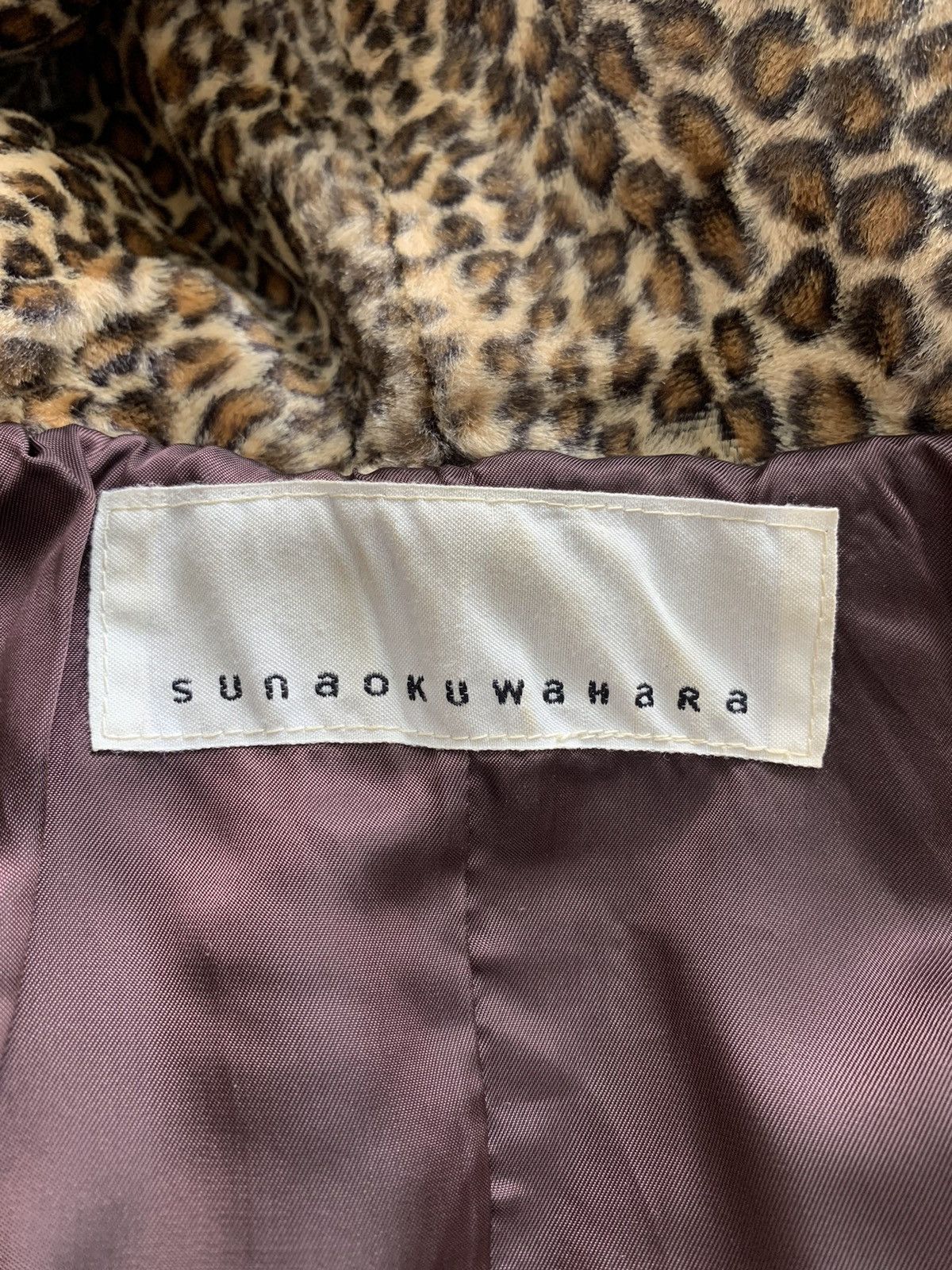 Japanese Brand Sunaokawahara Leopard Print Fur Hoodie Size US M / EU 48-50 / 2 - 7 Thumbnail