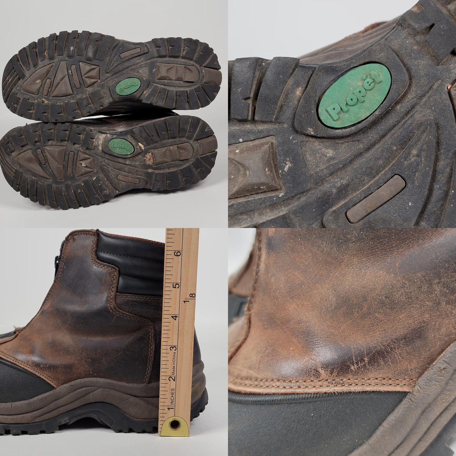 Vintage Propet Blizzard Mid Zip Boot Mens 7 M Brown/Black Boots Size US 7 / EU 40 - 8 Thumbnail