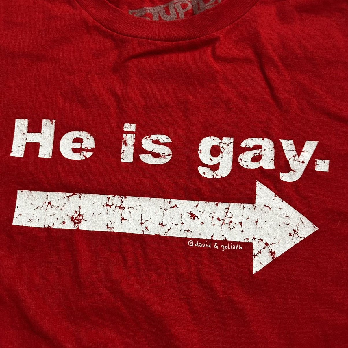Band Tees He Is Gay T Shirt Size US L / EU 52-54 / 3 - 3 Thumbnail