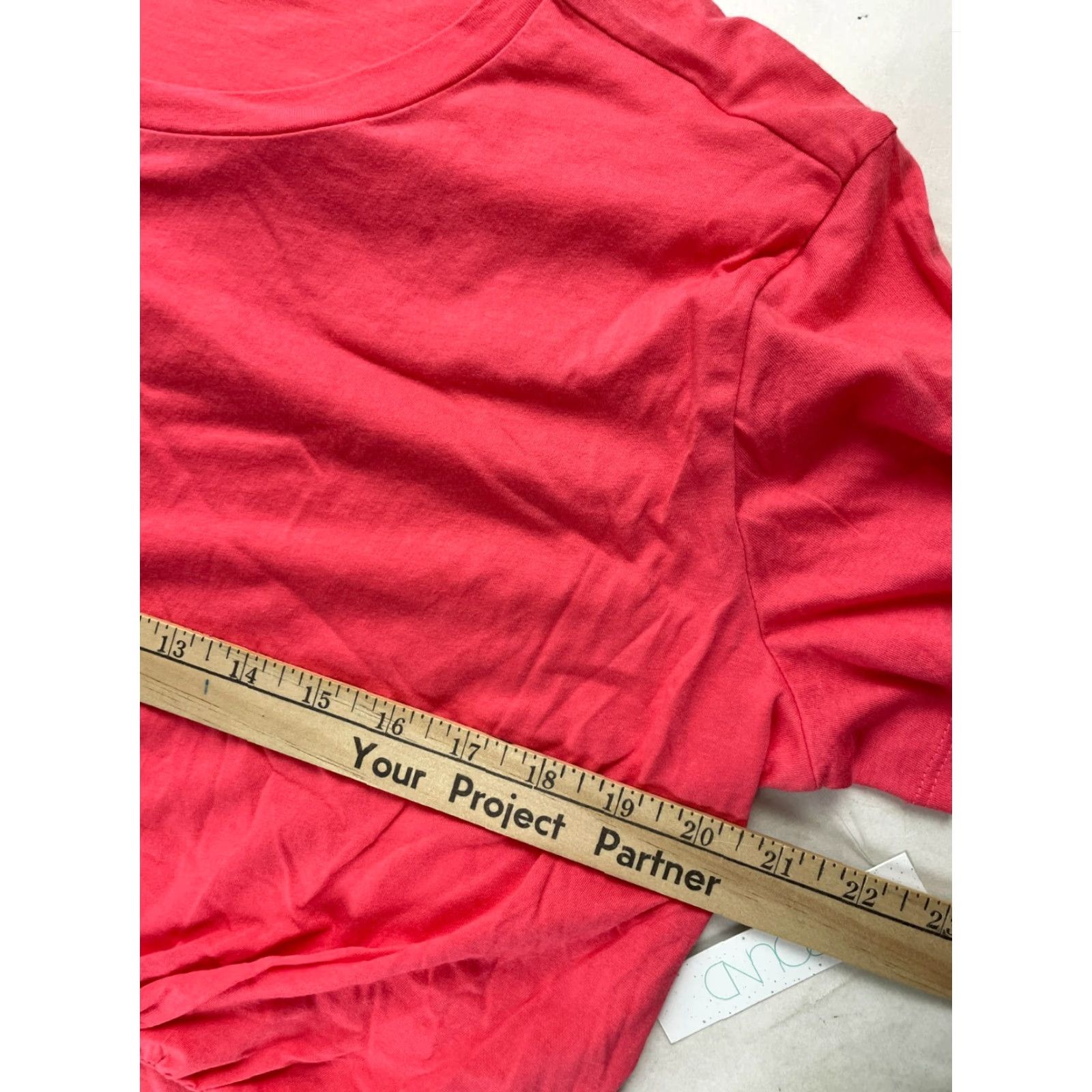 Vintage ABOUND Crop Top T-Shirt Women's Size Large Solid Pink Short Sleeve Crewneck NWT Size L / US 10 / IT 46 - 3 Thumbnail