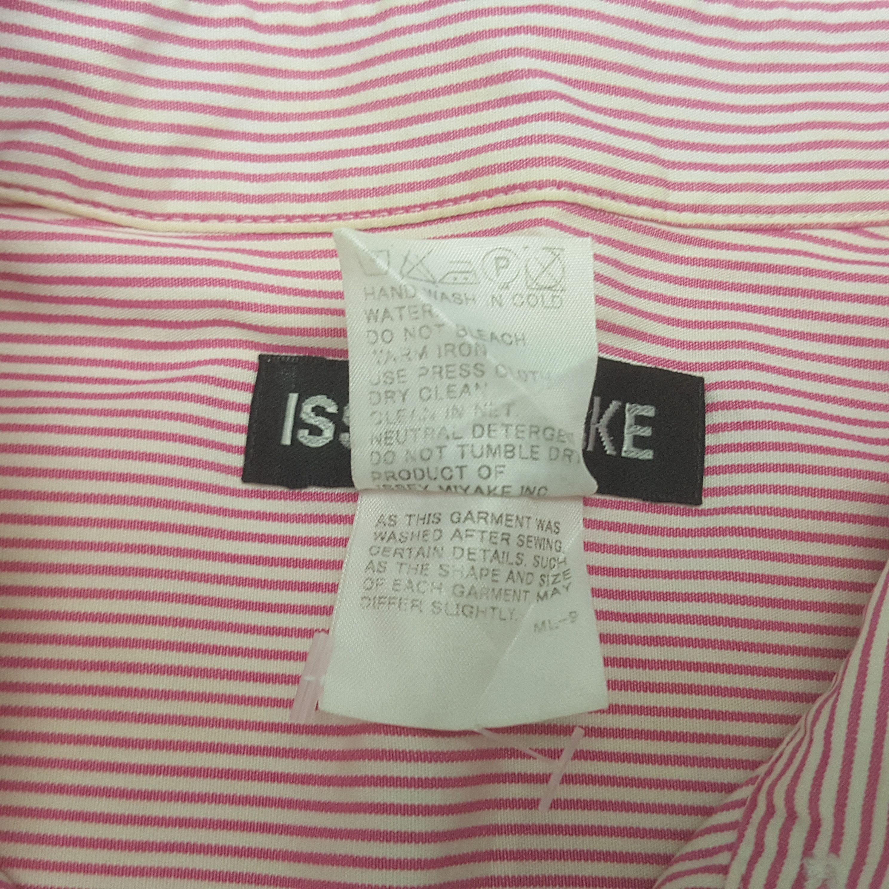 Issey Miyake Vintage Issey Miyake Striped Style Button Up Shirt Size US M / EU 48-50 / 2 - 8 Thumbnail