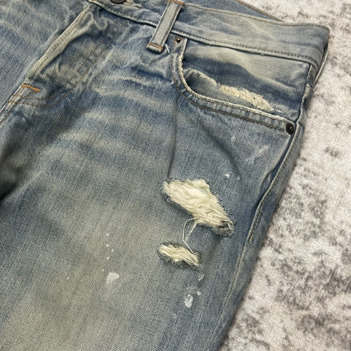 Abercrombie & Fitch Vintage Abercrombie & Fitch Distressed Straight Jeans Size US 30 / EU 46 - 6 Thumbnail