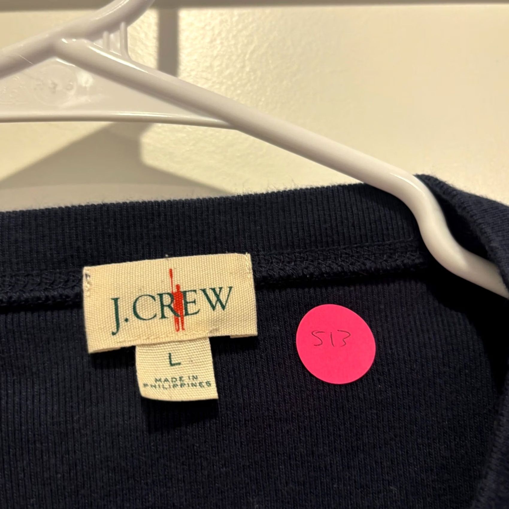 J.Crew J.Crew Henley Shirt Long Sleeve Navy Blue Cotton L Men Vintage No Size US L / EU 52-54 / 3 - 2 Thumbnail