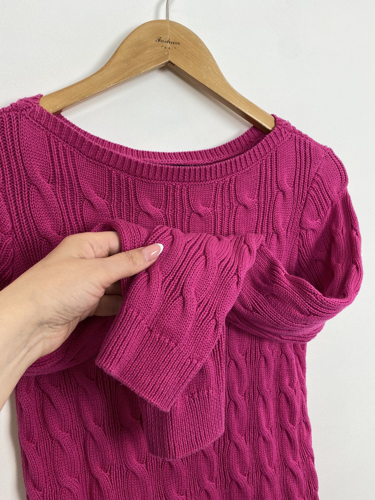 Vintage Polo Ralph Lauren 100% Cotton Round Neck Sweater Womens Sz M Size M / US 6-8 / IT 42-44 - 3 Thumbnail