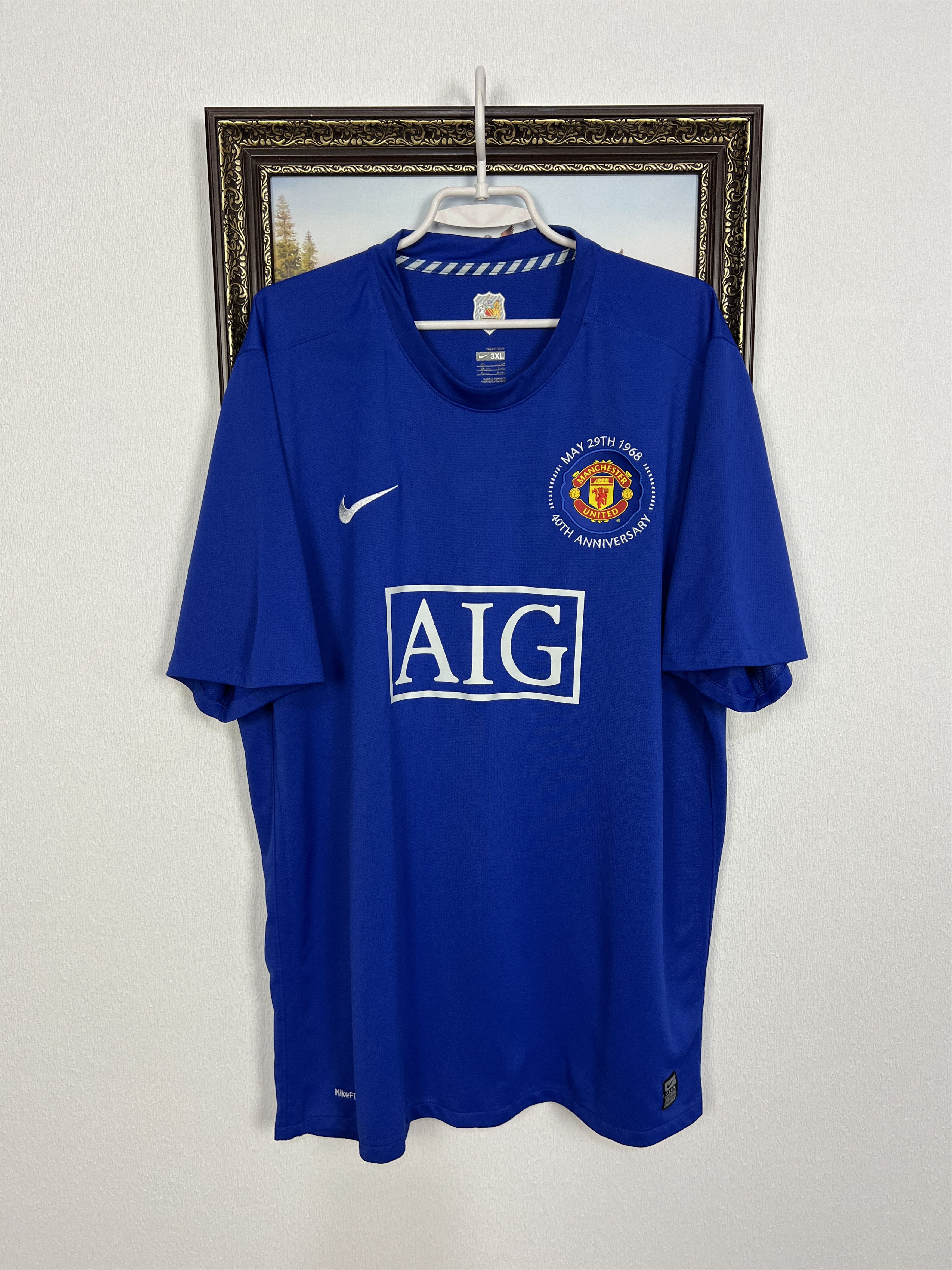 Nike Manchester United football shirt Soccer Jersey Trikot 3XL Size US XXL / EU 58 / 5 - 1 Thumbnail