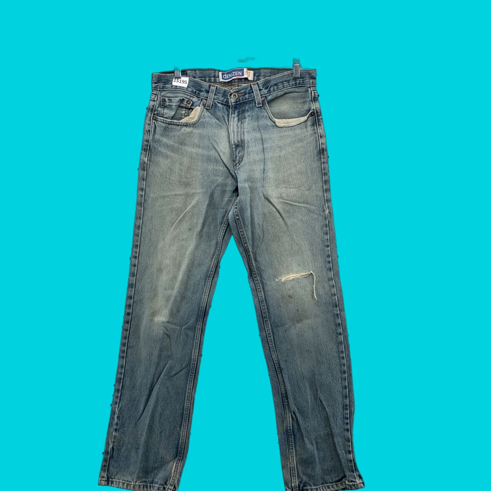 Levi's Levi's Jeans Main Selling Point: 281 Straight Fit Mens - Size 32x31 - Medium Wash Distressed - Denim Shirt? Size US 32 / EU 48 - 1 Thumbnail
