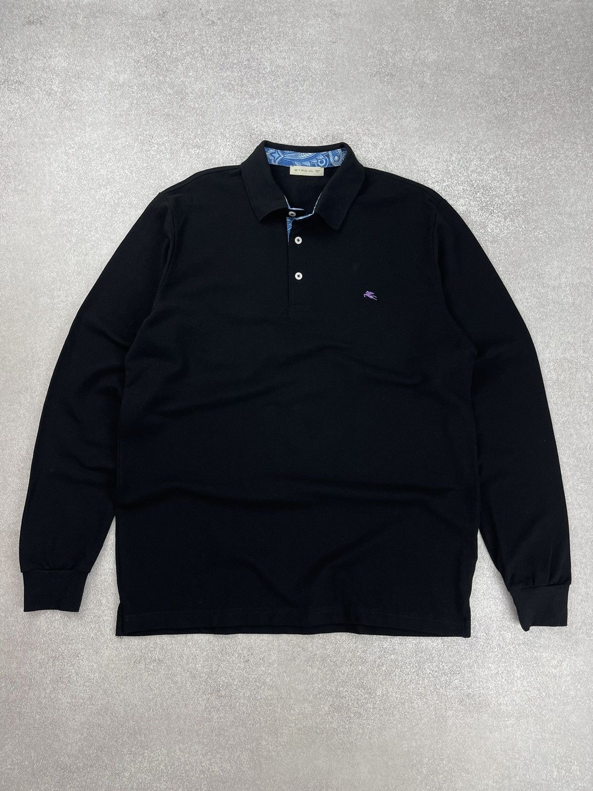 Etro Etro Milano Black Long Sleeve Cotton Shirt Size Xxl Size US XXL / EU 58 / 5 - 1 Thumbnail