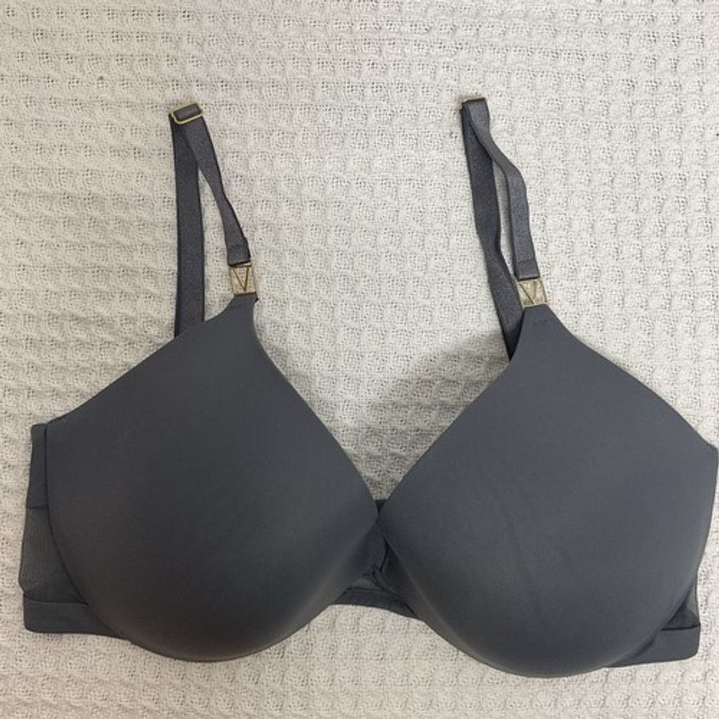Victoria's Secret Victoria's Secret GrayLavender Uplift Plunge Bra Women 32DDD Size ONE SIZE - 1 Thumbnail
