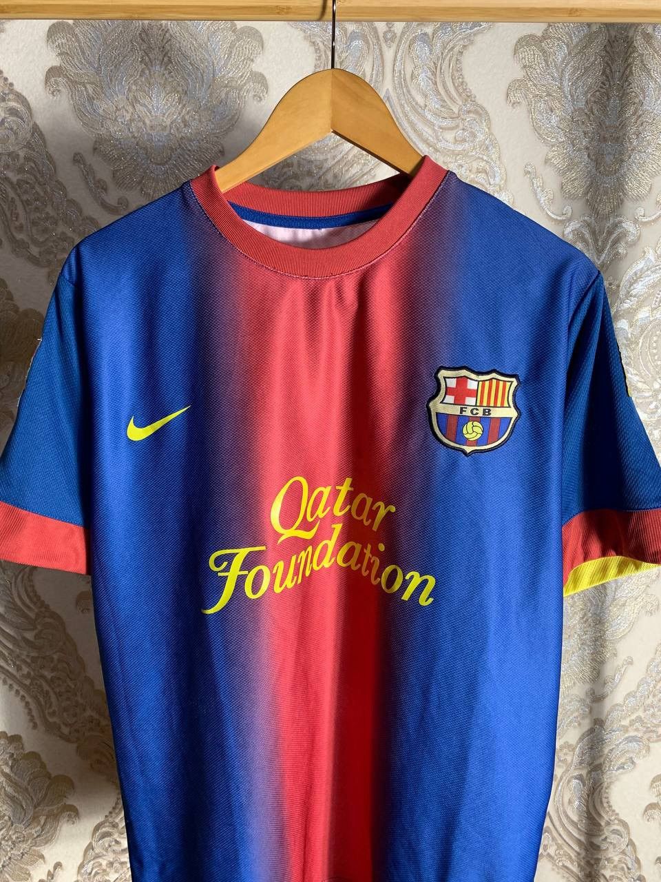 Nike × Vintage VERY RARE NIKE FC BARCELONA SPAIN SOCCER JERSEY BLOKECORE Size US XL / EU 56 / 4 - 2 Thumbnail