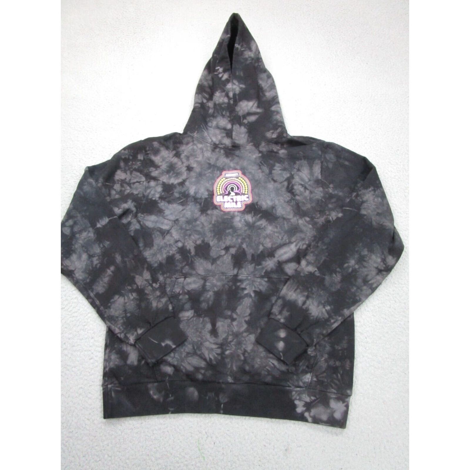 Vintage VINTAGE INSOMNIAC Hoodie Shirt Mens L Graphic Print Hooded Pockets Gray 90s Concert Raver Size US L / EU 52-54 / 3 - 2 Thumbnail