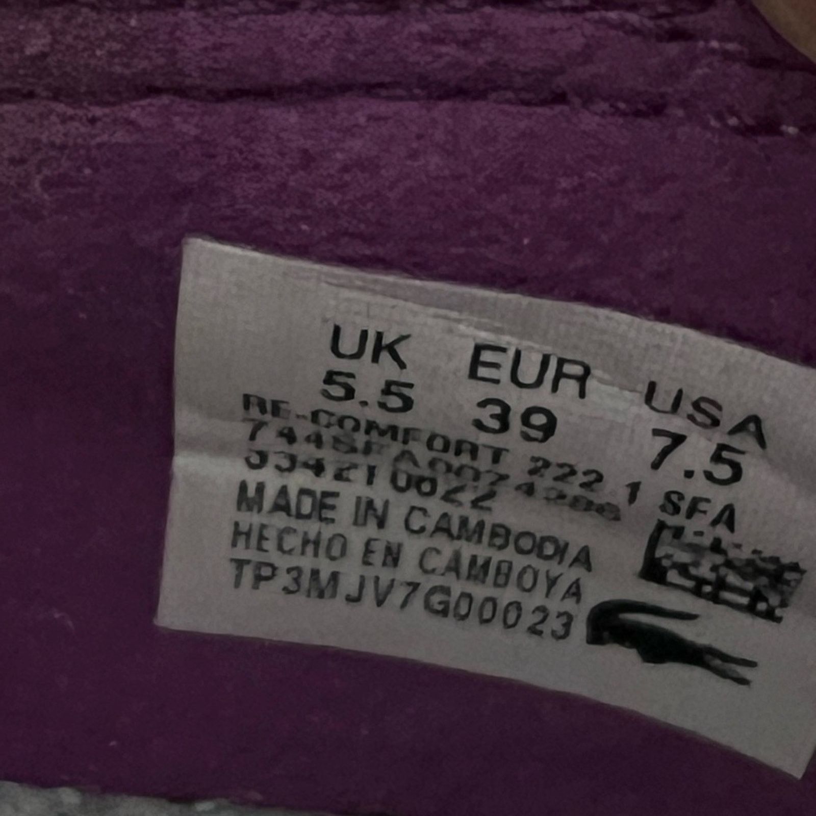 Lacoste Lacoste Re-Comfort 222 Women's US 7.5 Runners Shoes EU 39 Size US 7.5 / IT 37.5 - 9 Thumbnail
