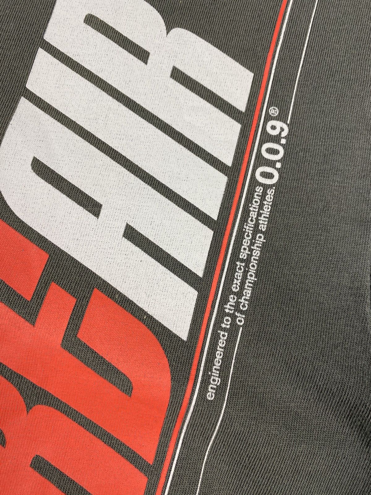 Nike × Vintage Vintage Nike Air Y2K Drill Big Logo Tee T Shirt Size US M / EU 48-50 / 2 - 7 Thumbnail