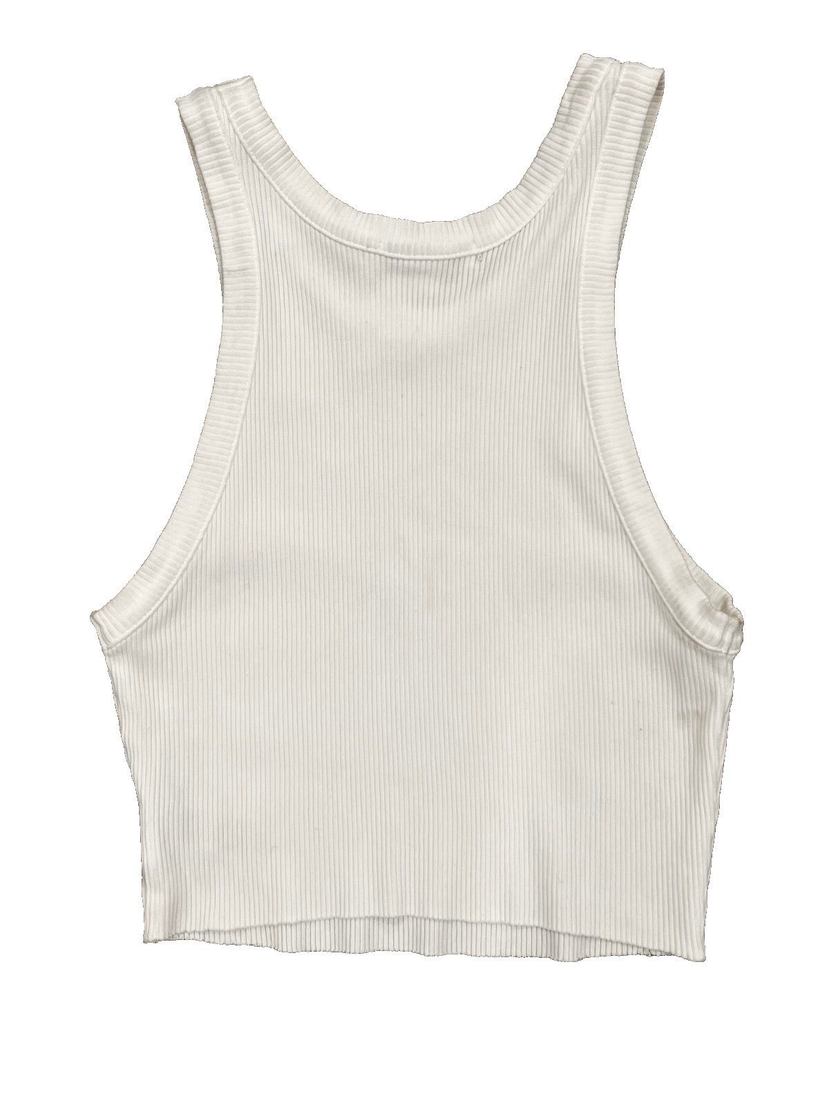 Agolde *** AGOLDE Cropped Bailey Tank White ( S ) Size S / US 4 / IT 40 - 4 Thumbnail