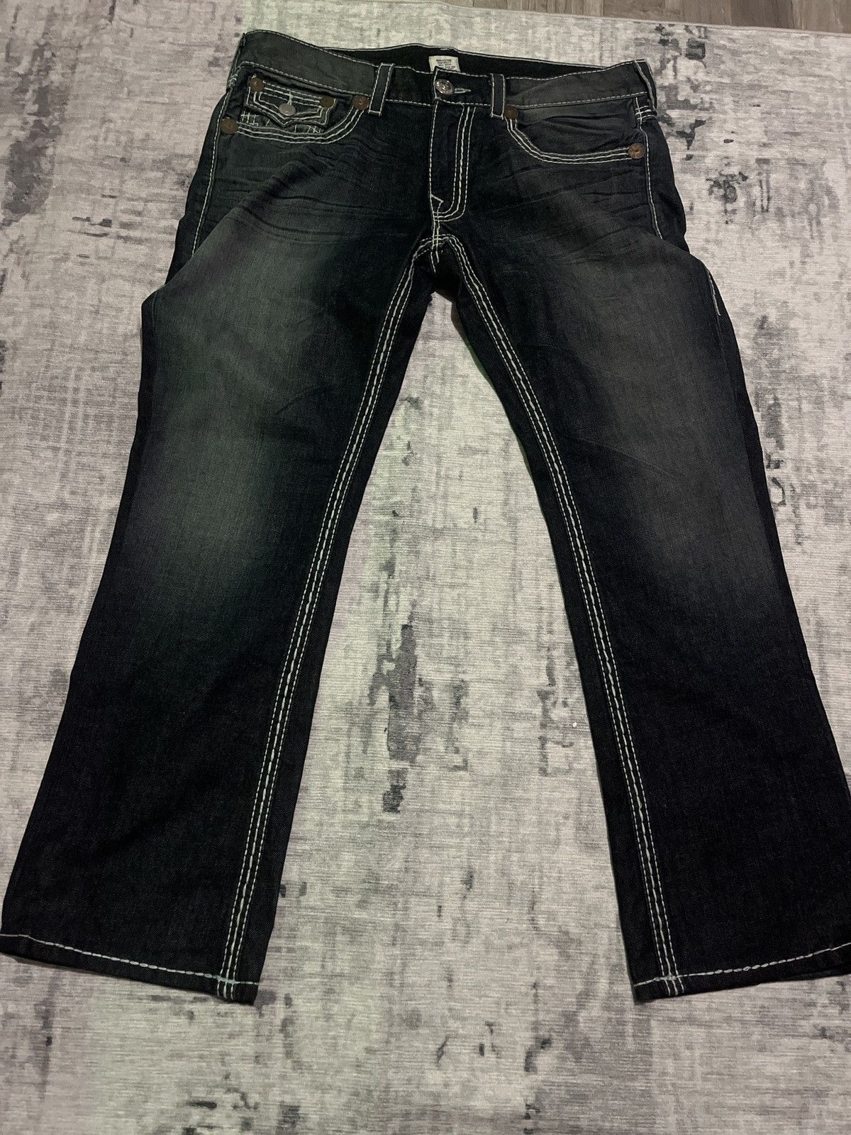 image of True Religion Black/navy/light Grey Billys, Men's (Size 36)