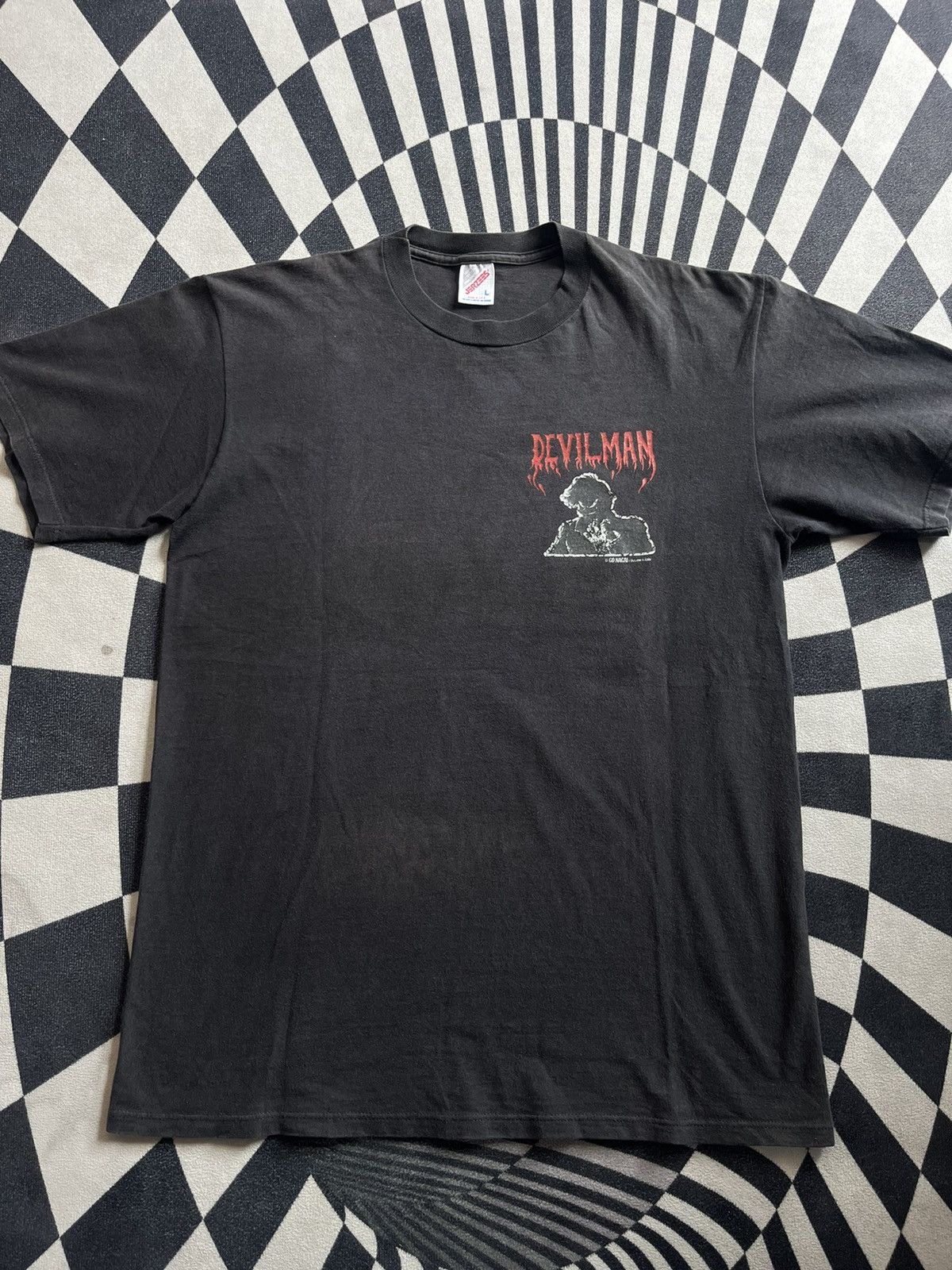 Anime Vintage 1993’s Devilman Go Nagai Anime T-Shirt Size US L / EU 52-54 / 3 - 4 Thumbnail