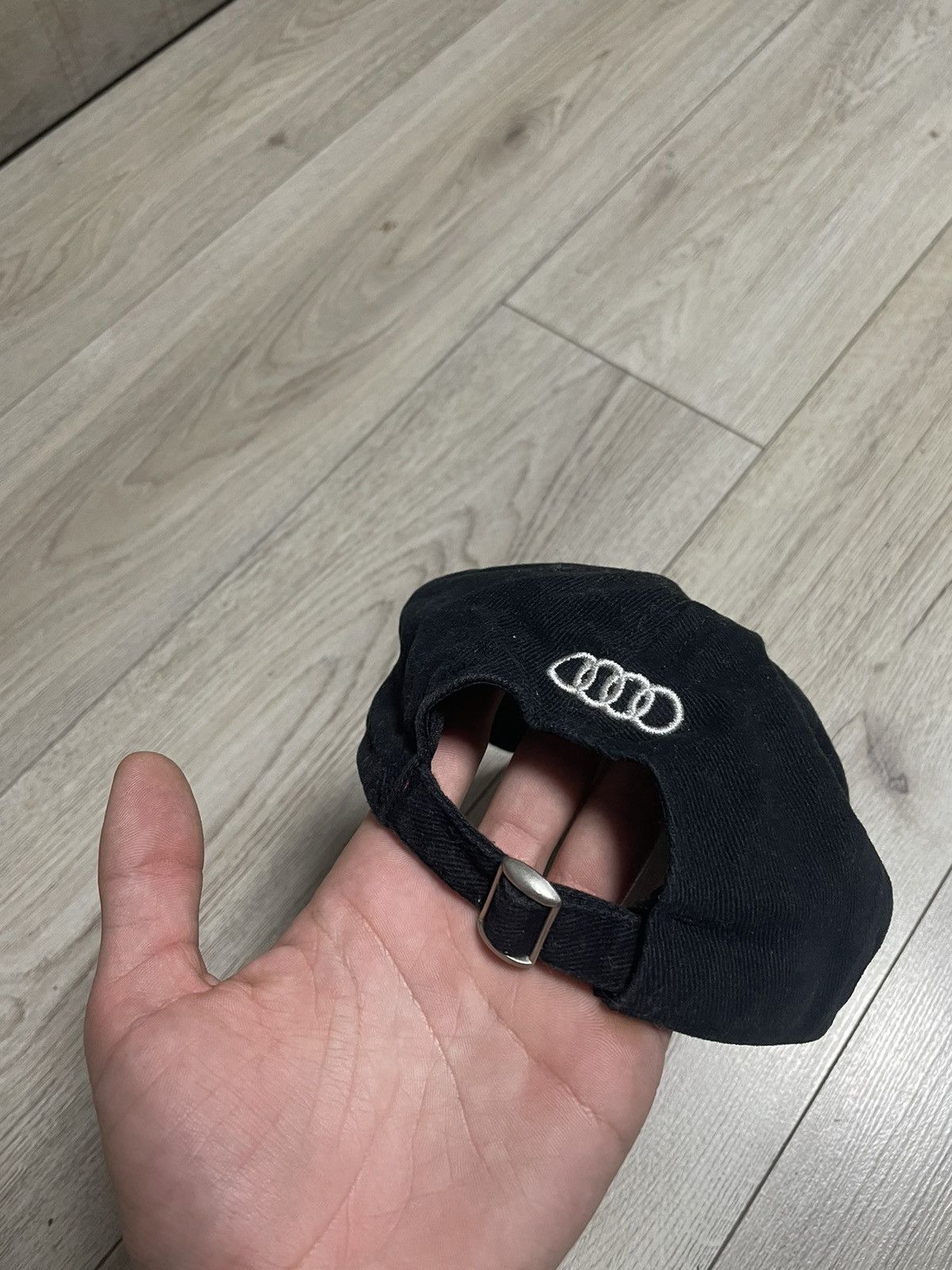 Audi Vintage Audi S Line Cap Black Red Trim Motorsport Hat Size ONE SIZE - 3 Thumbnail