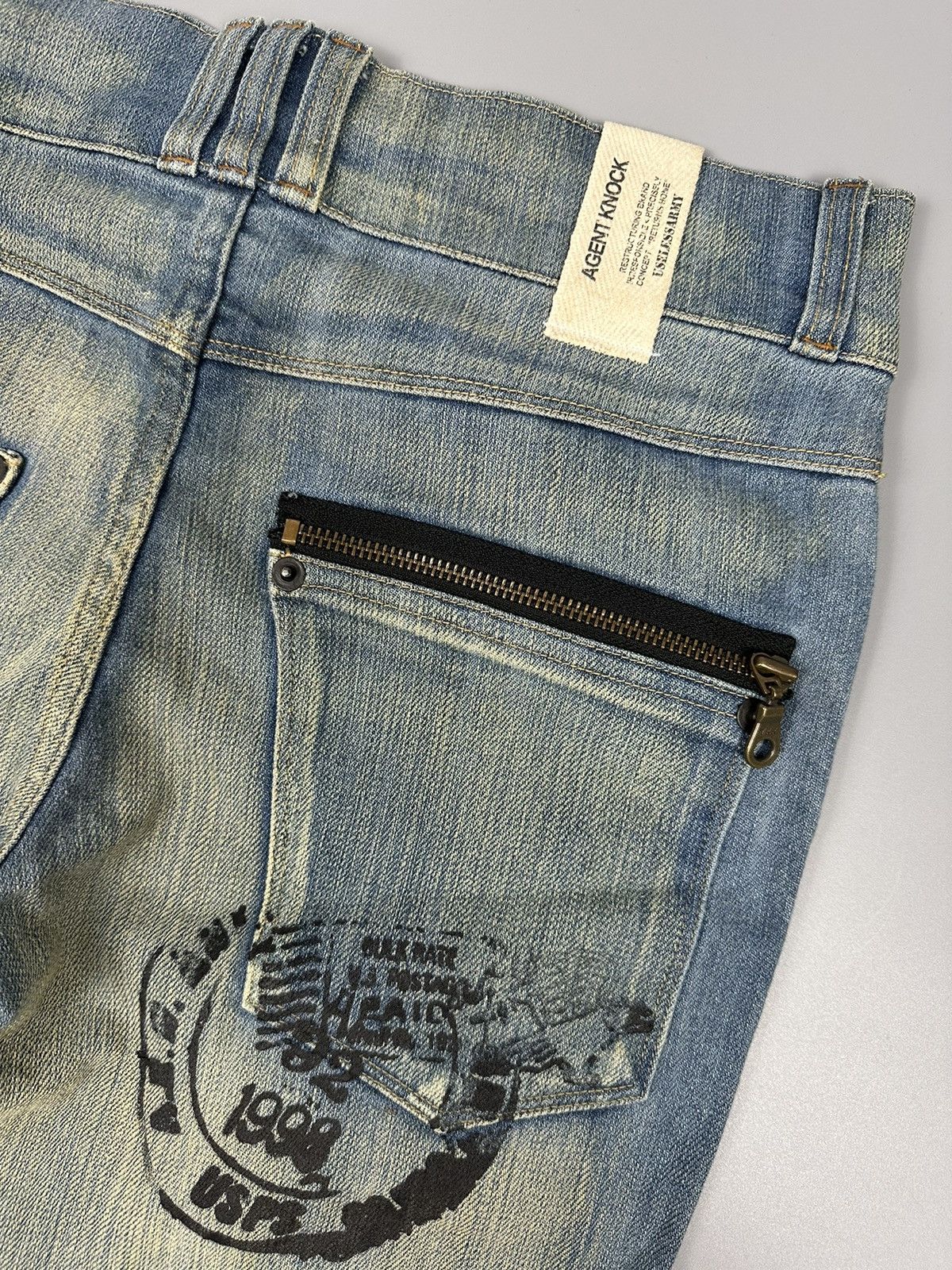 Japanese Brand × Seditionaries 🔥Sexy Sick🔥Agent Knock “Useless Army” Nude Girls Denim Size US 30 / EU 46 - 12 Thumbnail