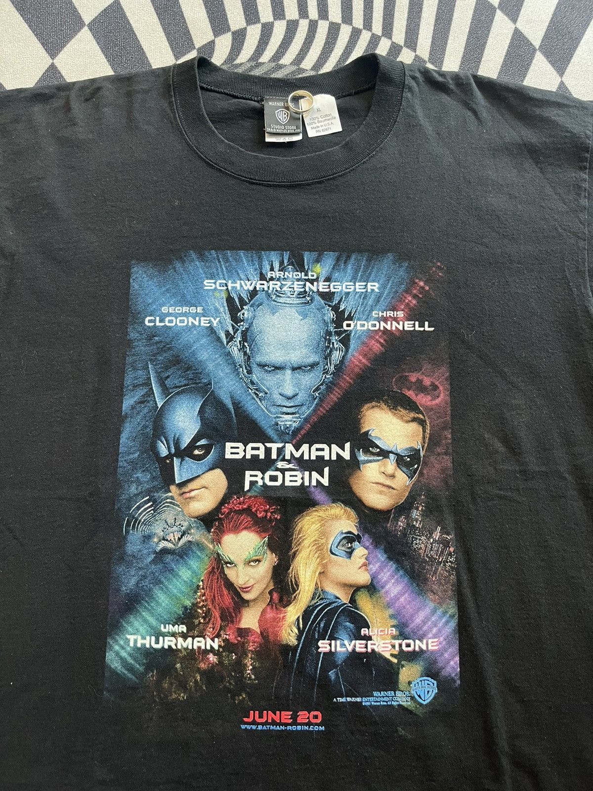 Warner Bros Vintage BATMAN & ROBIN 1997’s Film by Warner Bros promo Size US XL / EU 56 / 4 - 5 Thumbnail