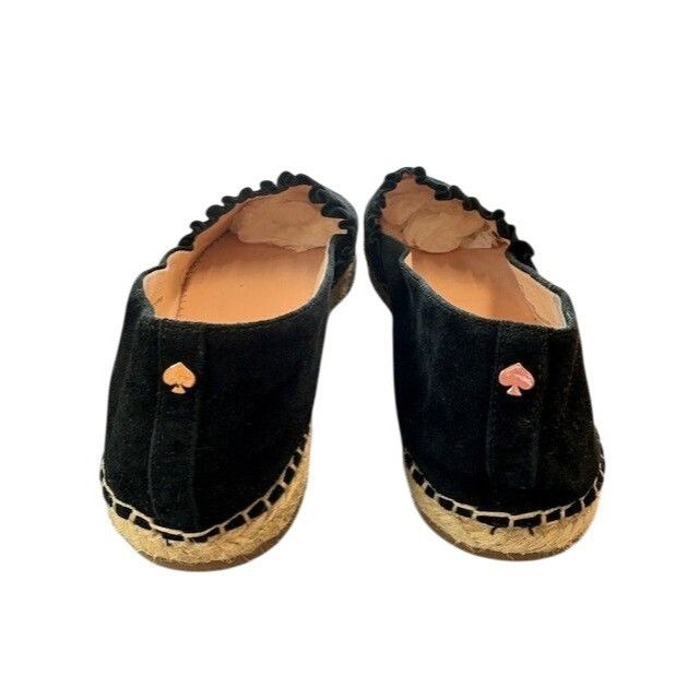Kate Spade Kate Spade Black Suede Leather Espadrille Flats Womens Size Size US 10 / IT 40 - 3 Thumbnail