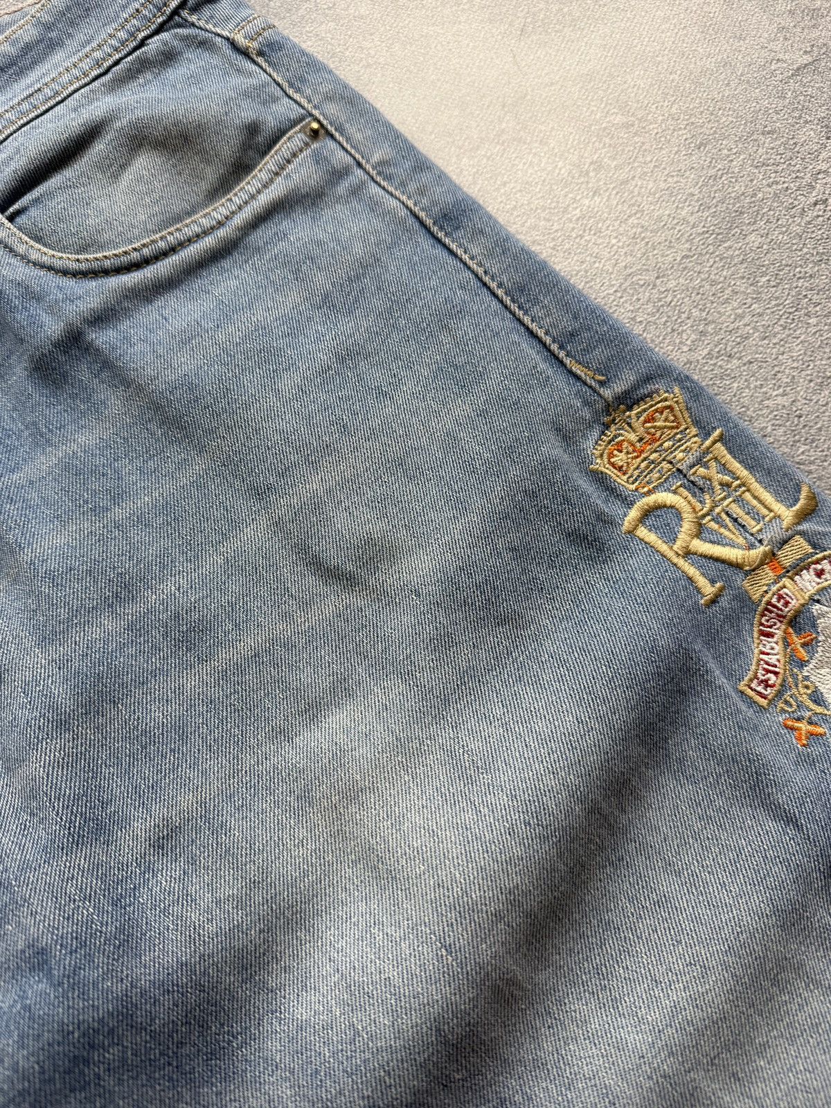 Polo Ralph Lauren Polo Ralph Lauren Jeans Y2K Avantgarde Distressed Washed Size US 36 / EU 52 - 7 Thumbnail