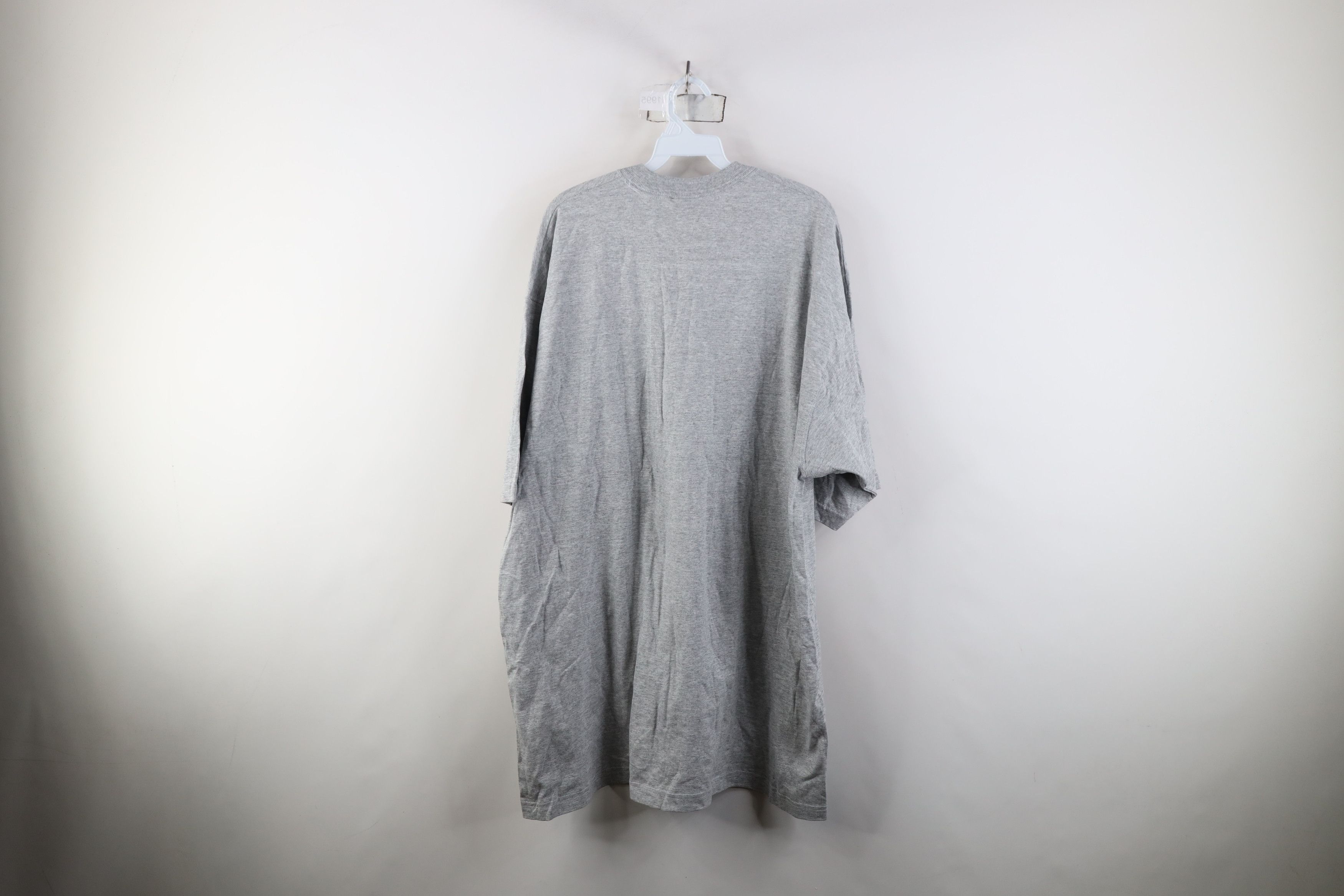 Vintage Deadstock Vintage 90s Streetwear Pocket T-Shirt Gray USA Size US XXL / EU 58 / 5 - 10 Thumbnail