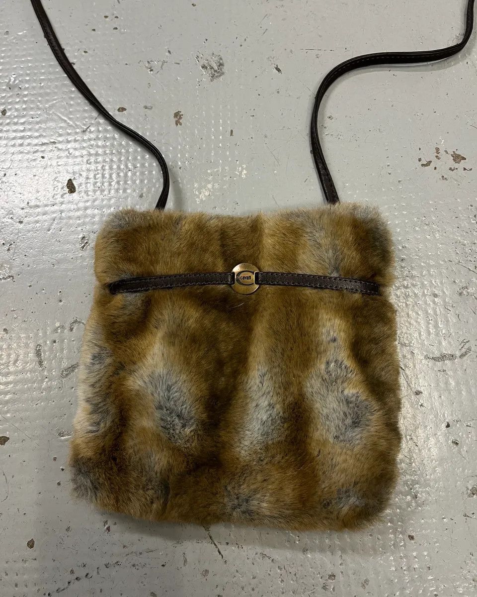 Roberto Cavalli Roberto Cavalli Tan Fur Shoulder Bag Size ONE SIZE - 4 Thumbnail