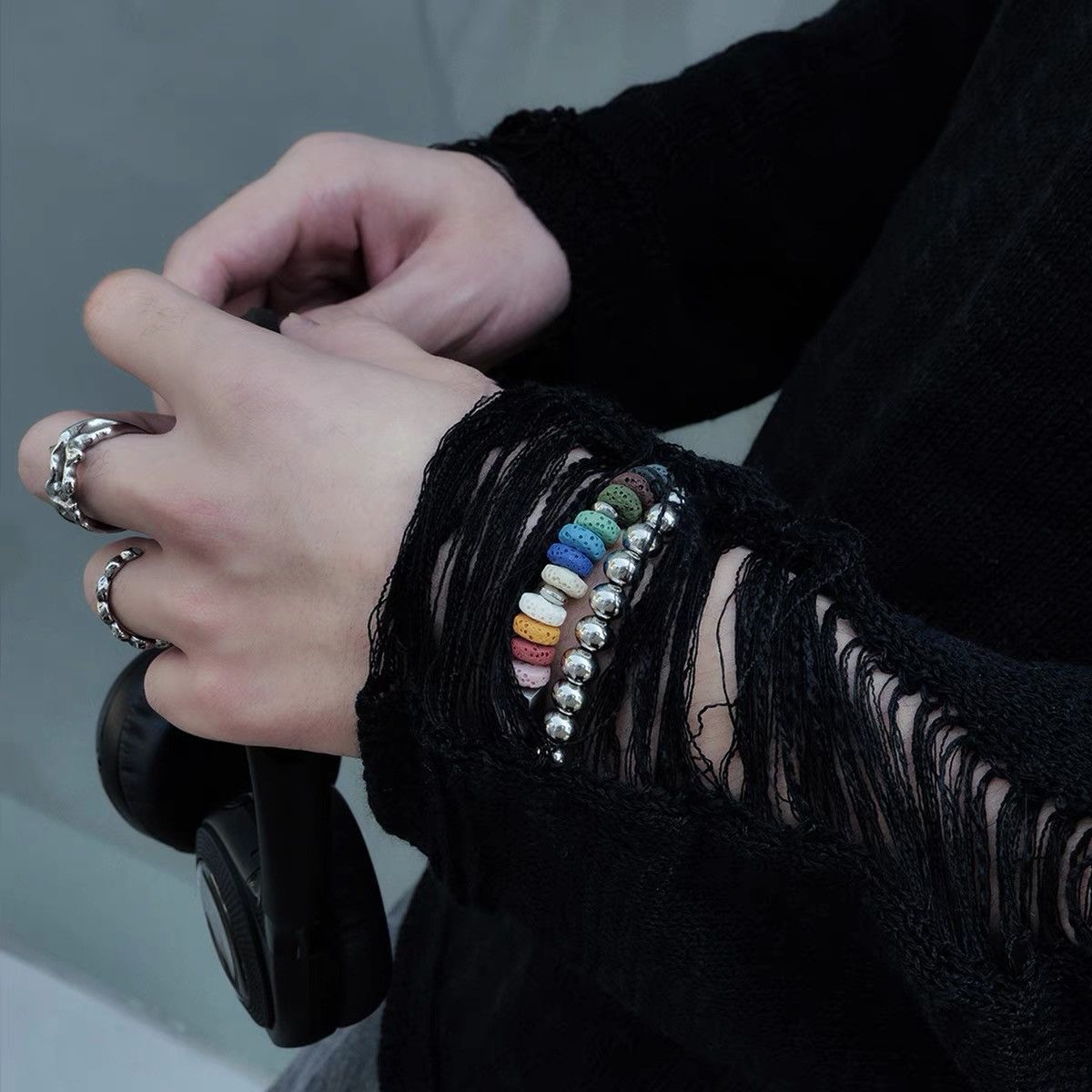 Designer × Jewelry Retro punk bracelet Size ONE SIZE - 3 Thumbnail