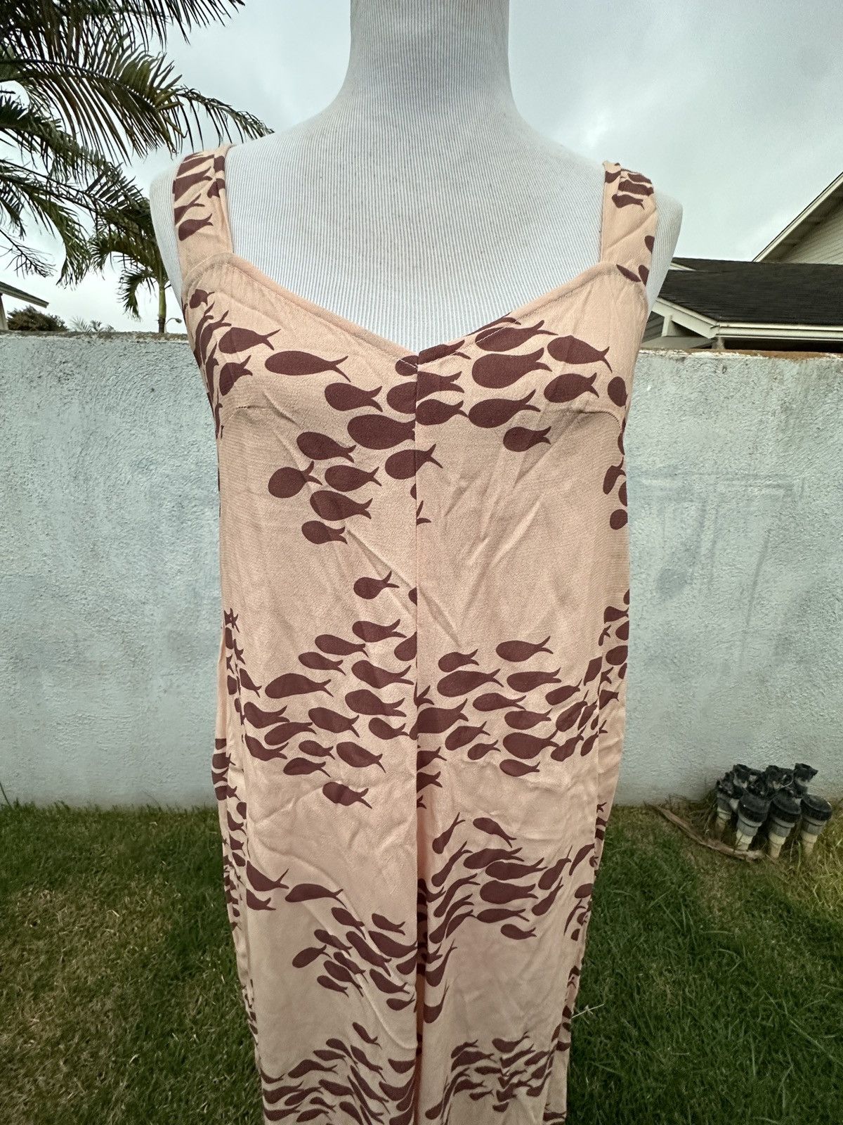 Other PreOwned Ava Sky Hawaiian Dress Pink Fish Print Women's M Size M / US 6-8 / IT 42-44 - 3 Thumbnail